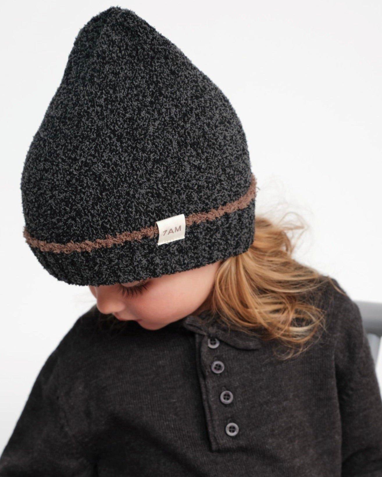Beanie Fuzzy - Black Melange image number 4