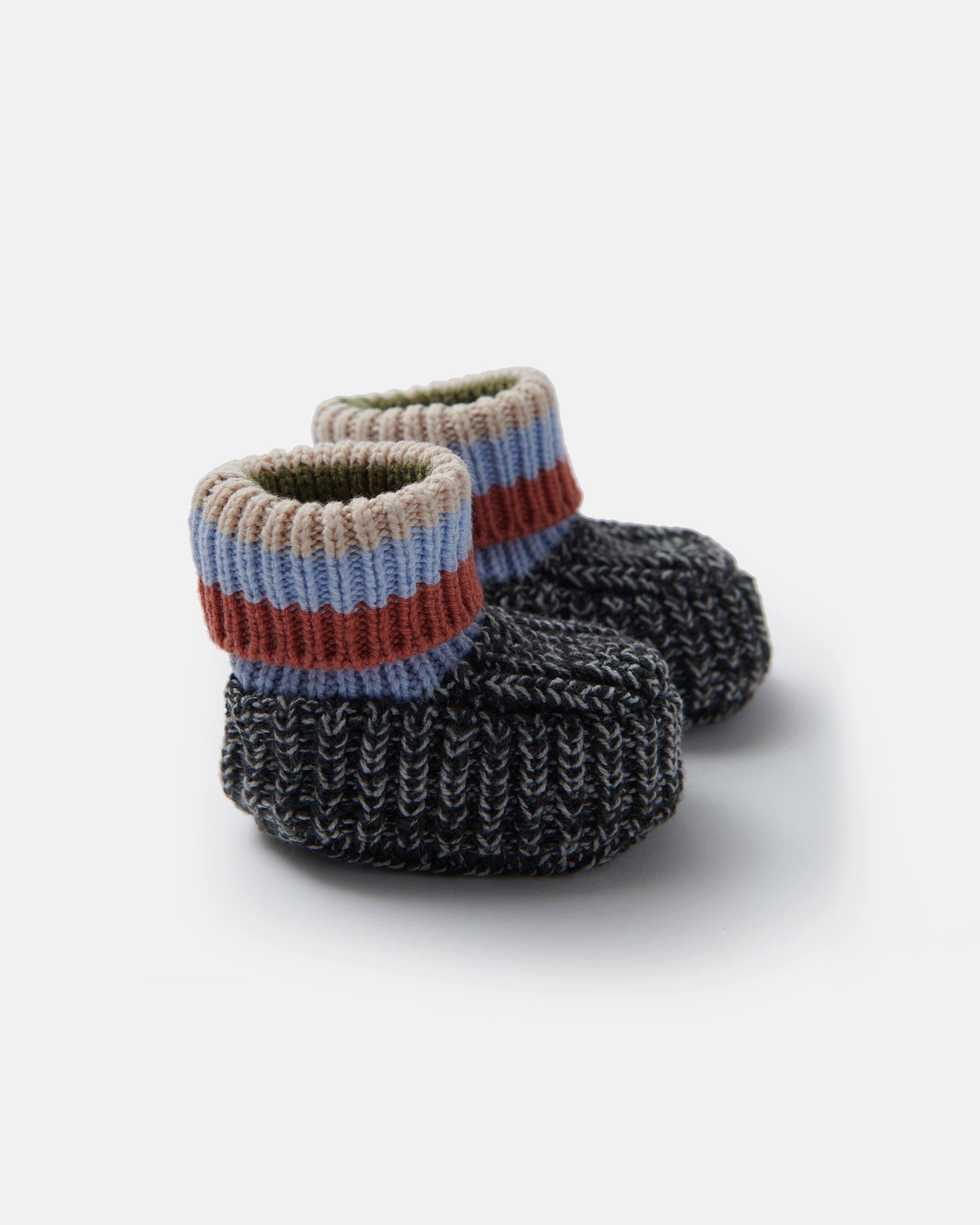 Chunky Slippers - Black Melange Multicolor image number 2