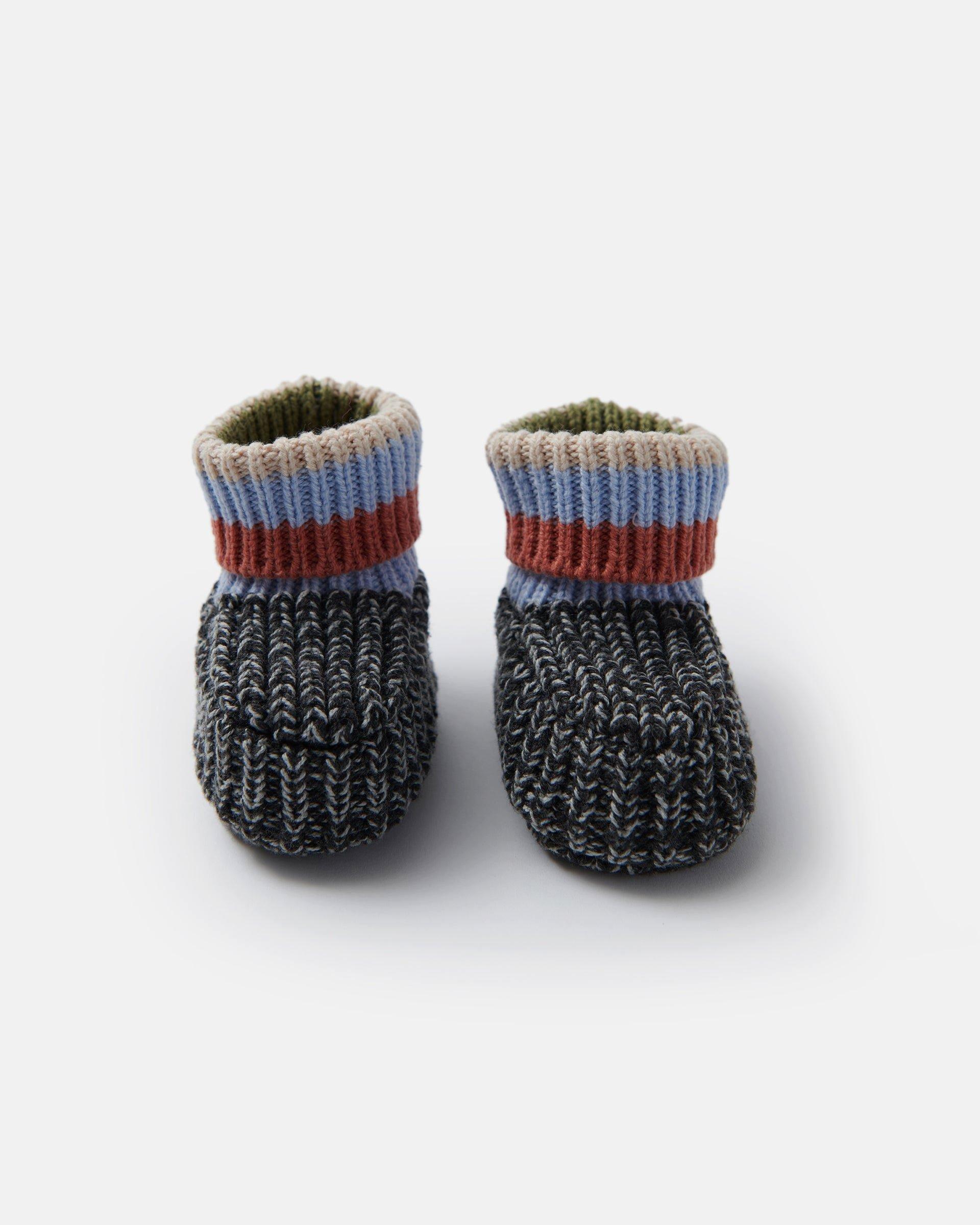 Chunky Slippers - Black Melange Multicolor image number 3