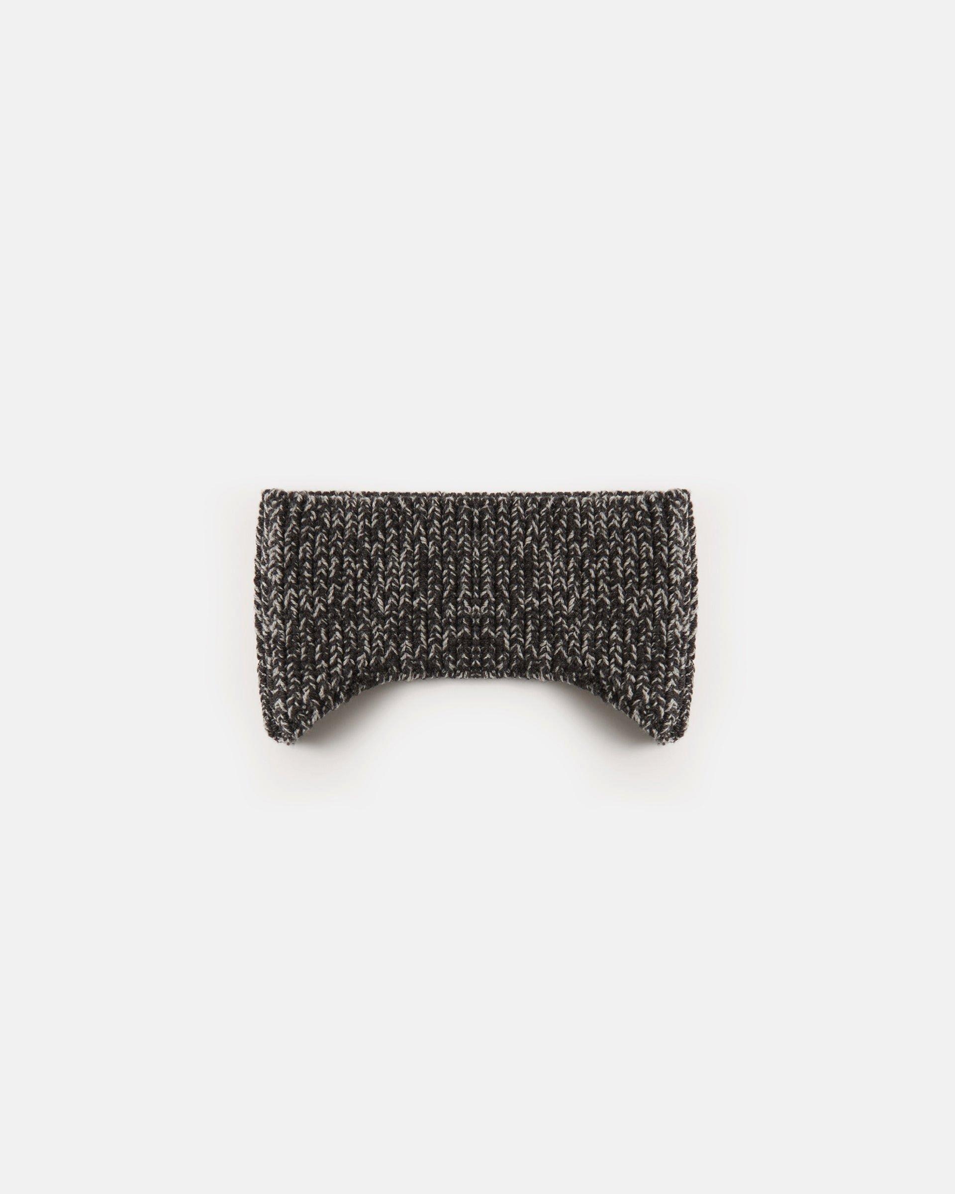 Earband Chunky - Black Melange