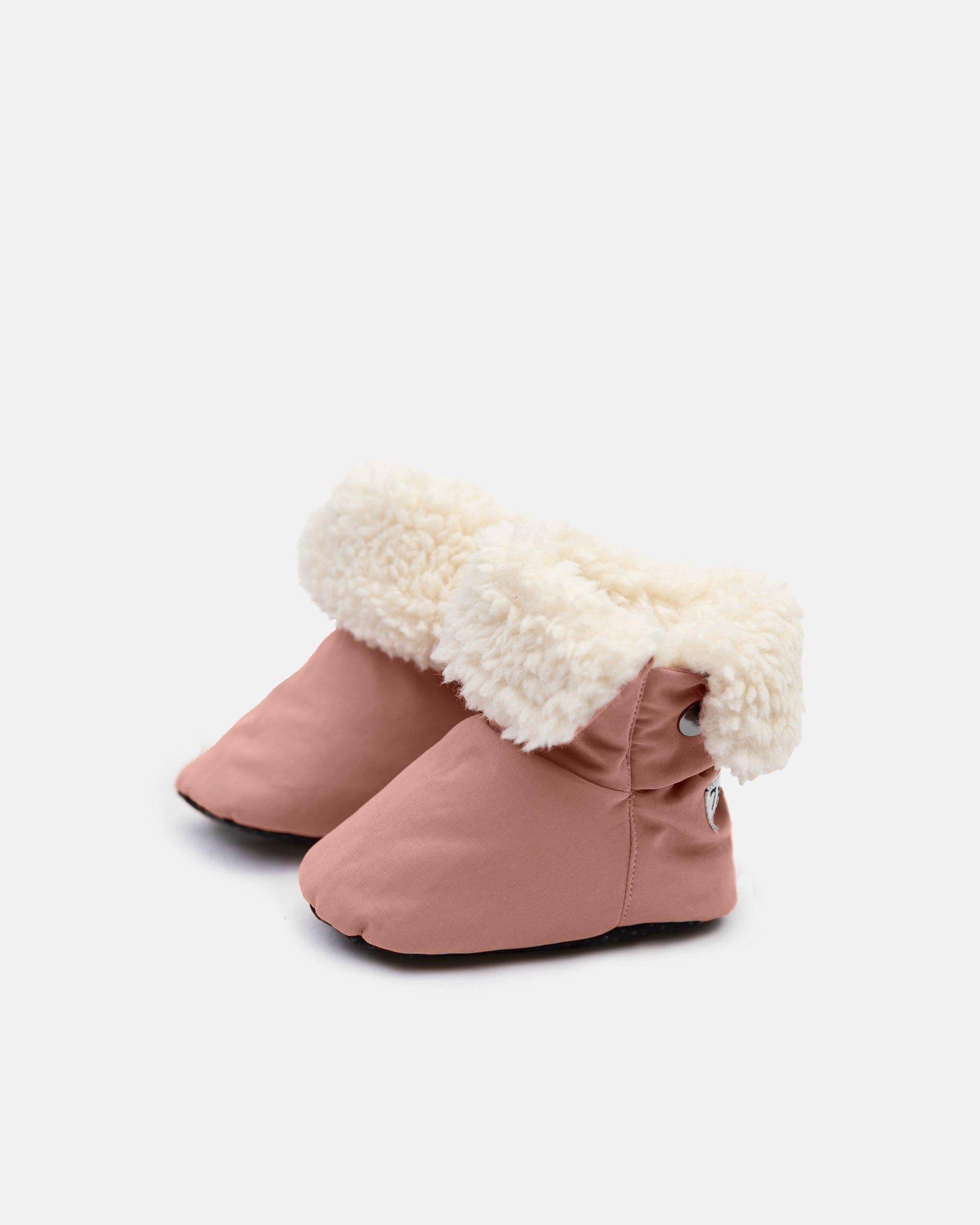 Baby Booties - Benji Sherpa - Rose Dawn