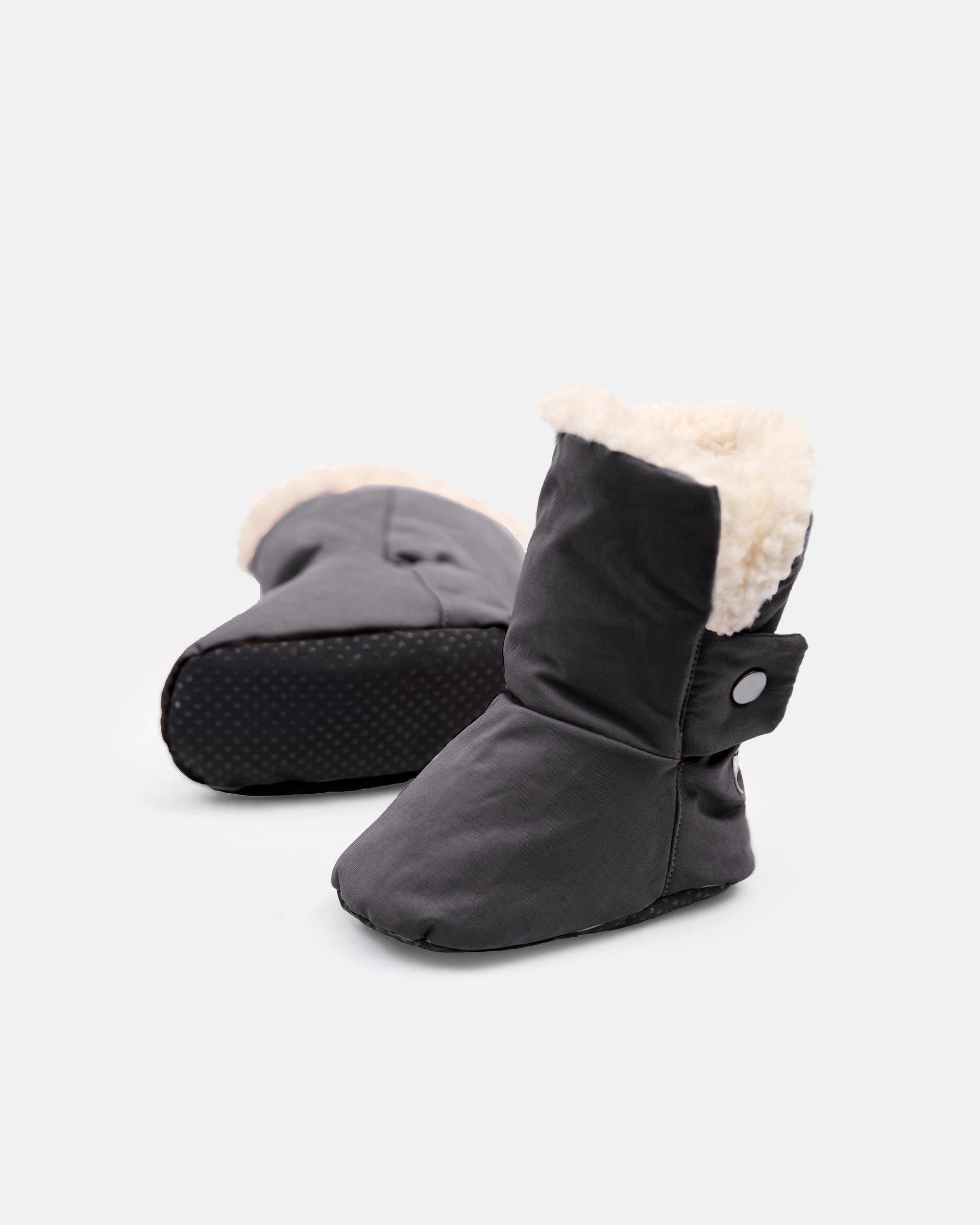 Baby Booties - Benji Sherpa - Smokey image number 2