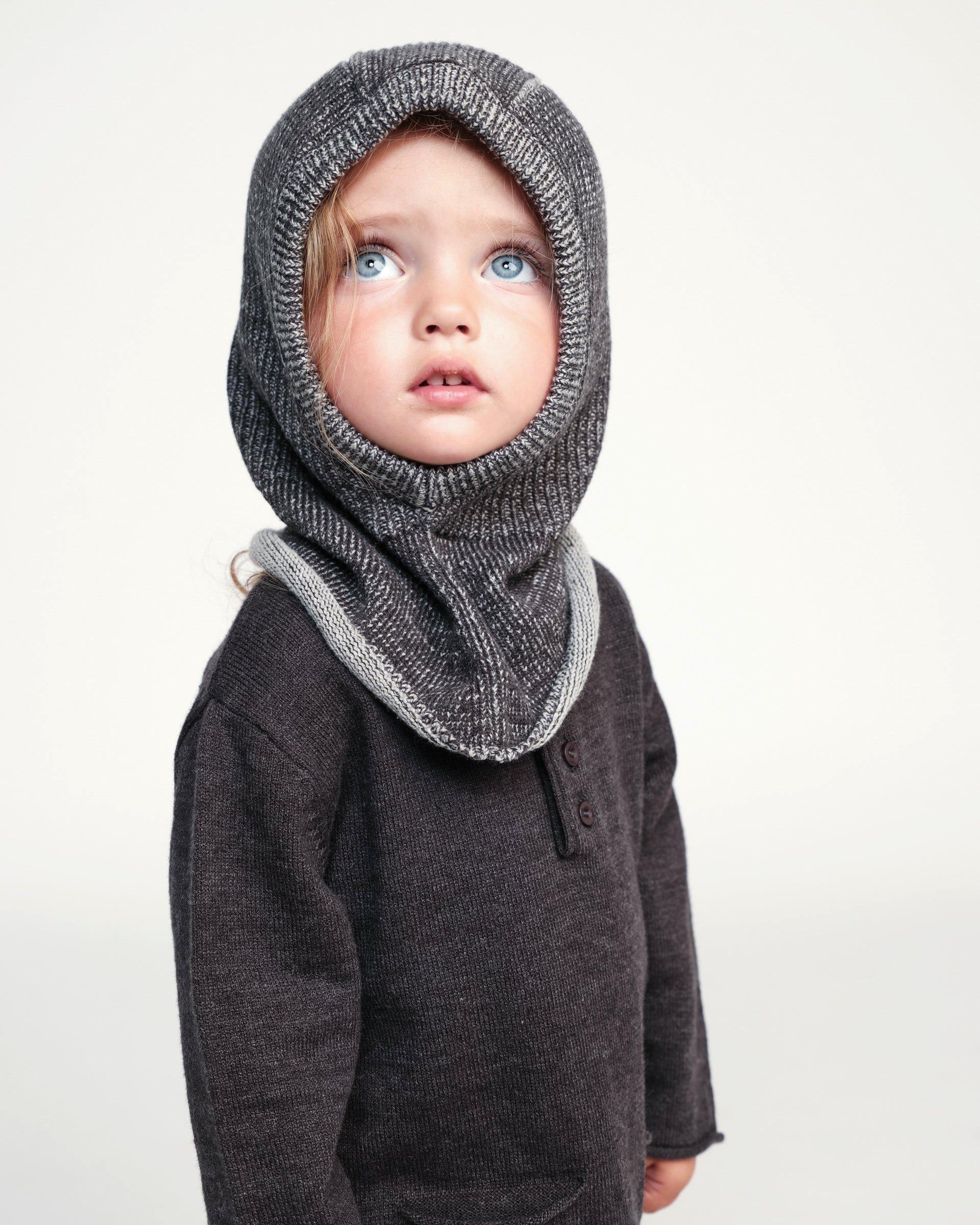 Balaclava Chunky - Black Melange