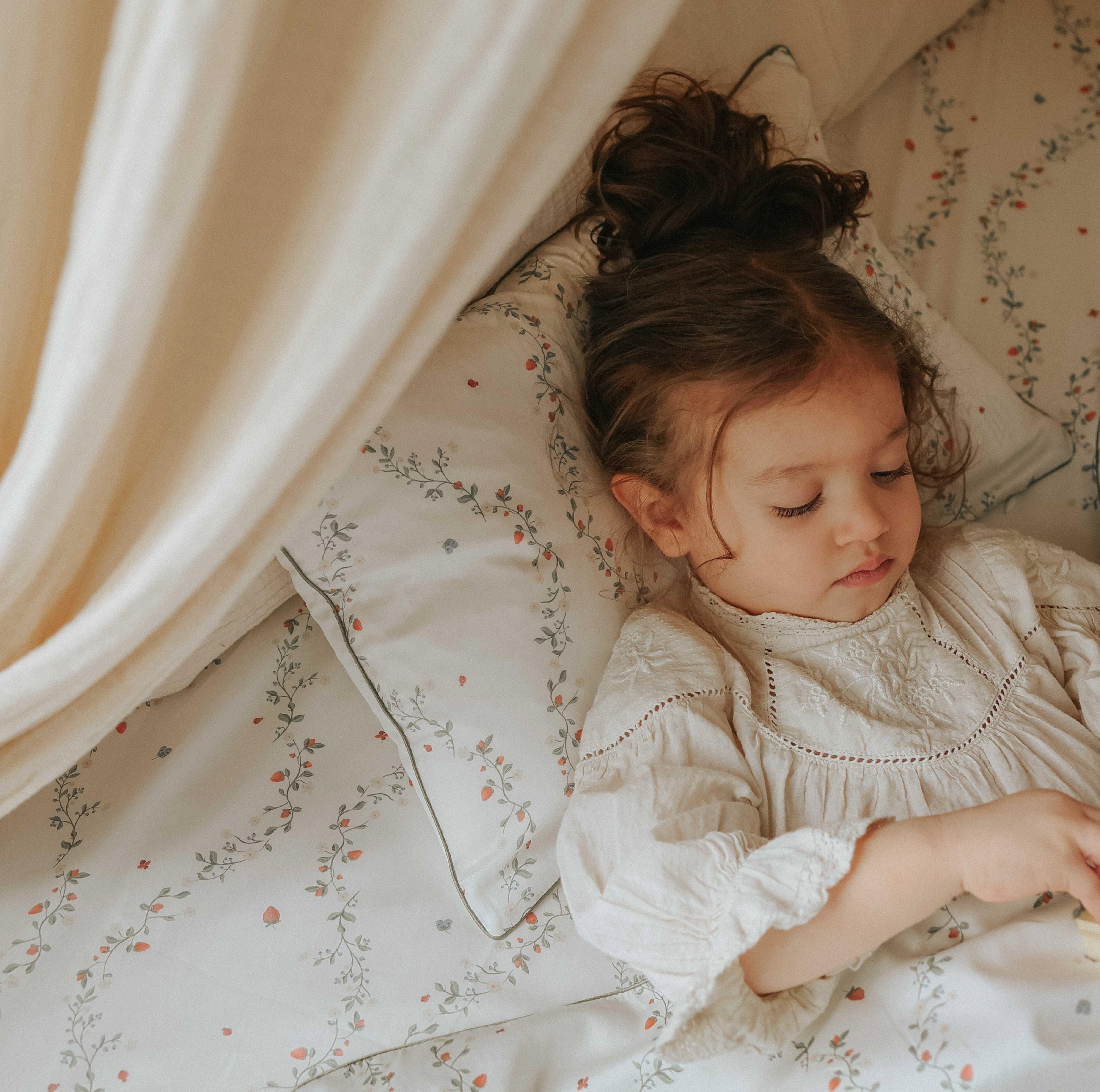 Botanical Berries Toddler Duvet Set - Ivory