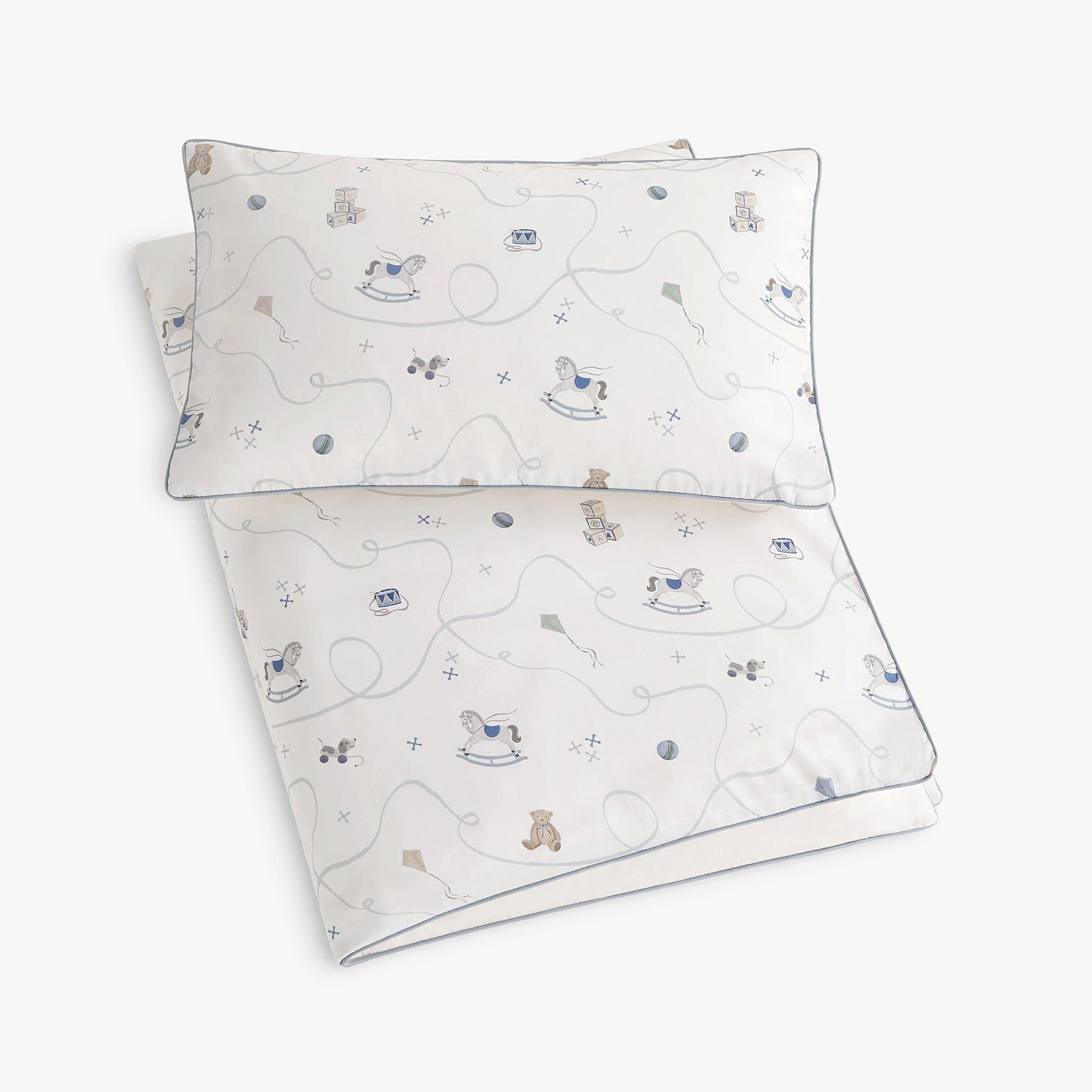 Little Toy Chest Toddler Duvet Set - Ivory image number 1