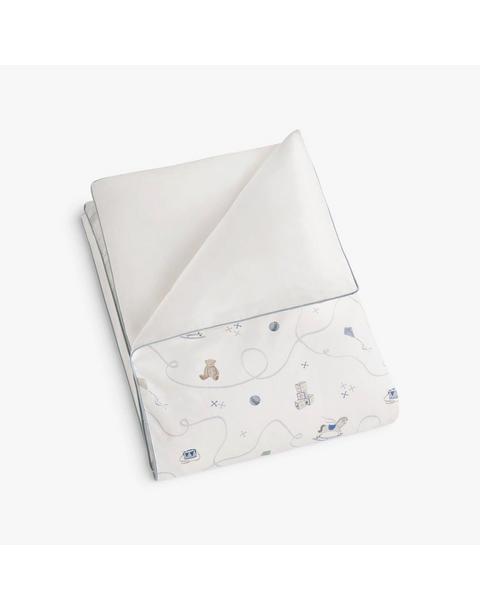 Little Toy Chest Baby Duvet Set - Ivory