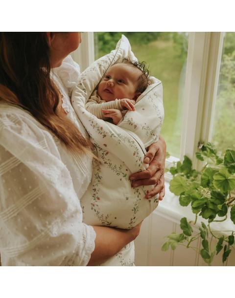 Botanical Berries Baby Duvet Set - Ivory