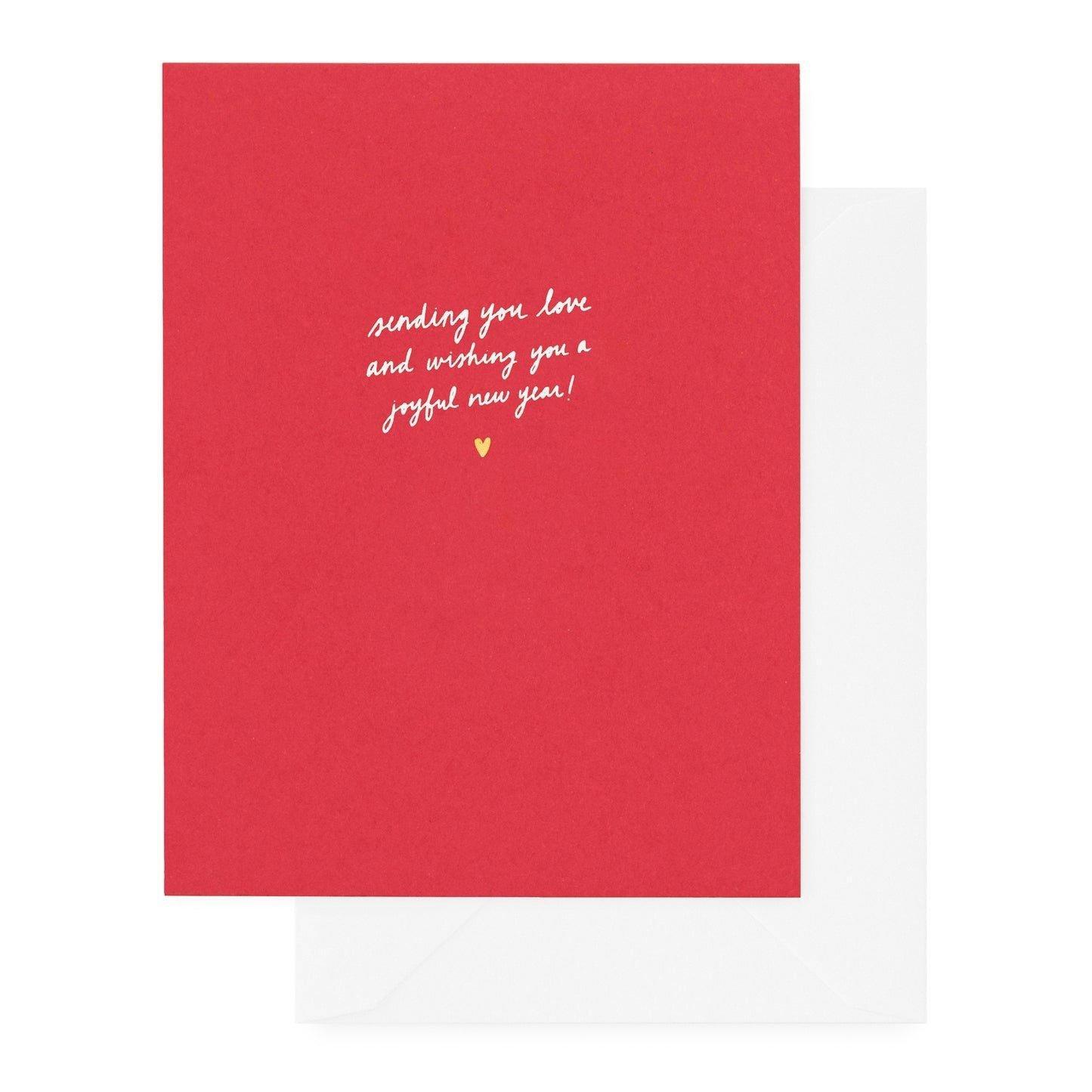Joyful New Year Holiday Card