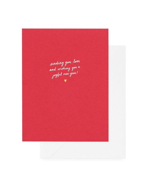 Joyful New Year Holiday Card