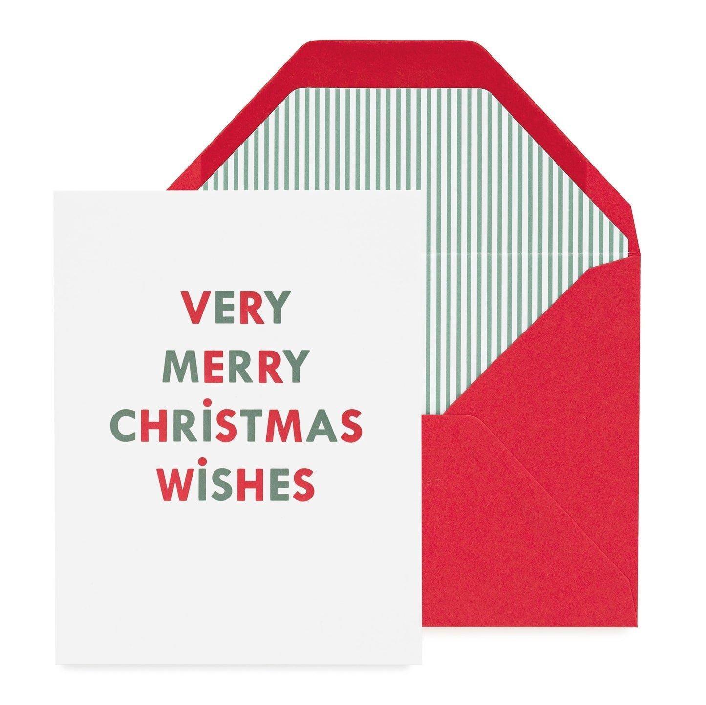 Very Merry Christmas Holiday Card