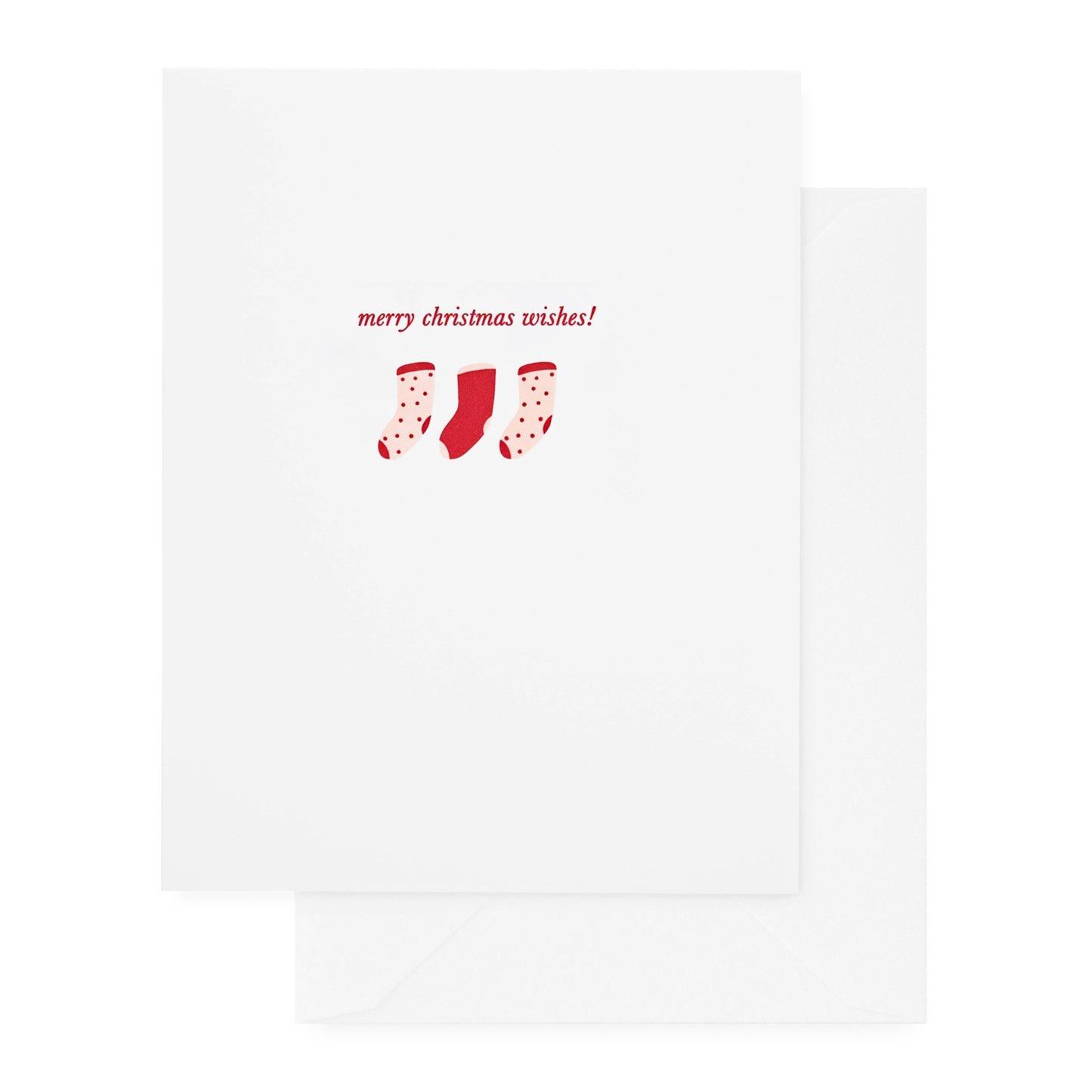 Christmas Stocking Holiday Card