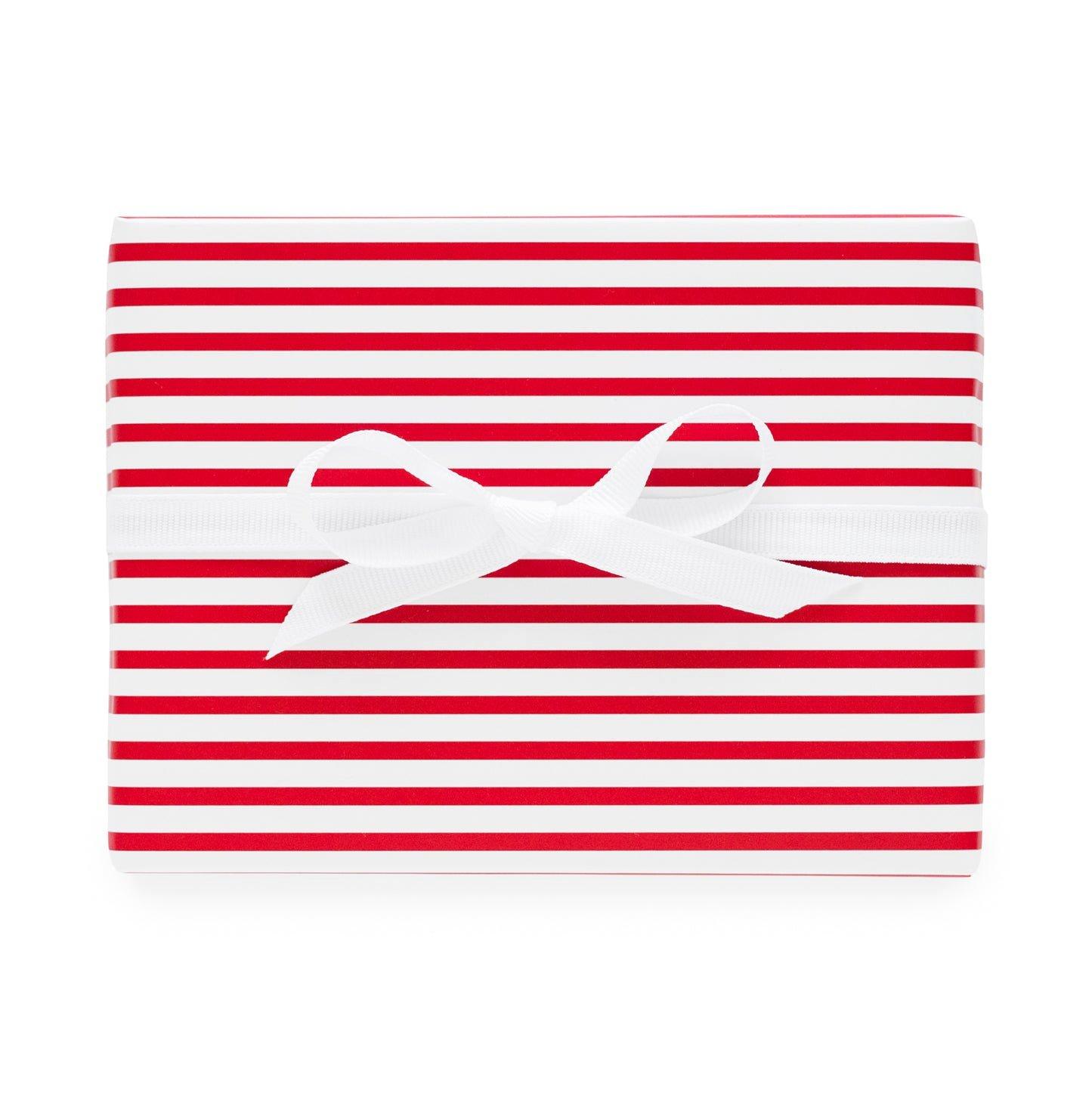 Red Stripe Gift Wrap Roll
