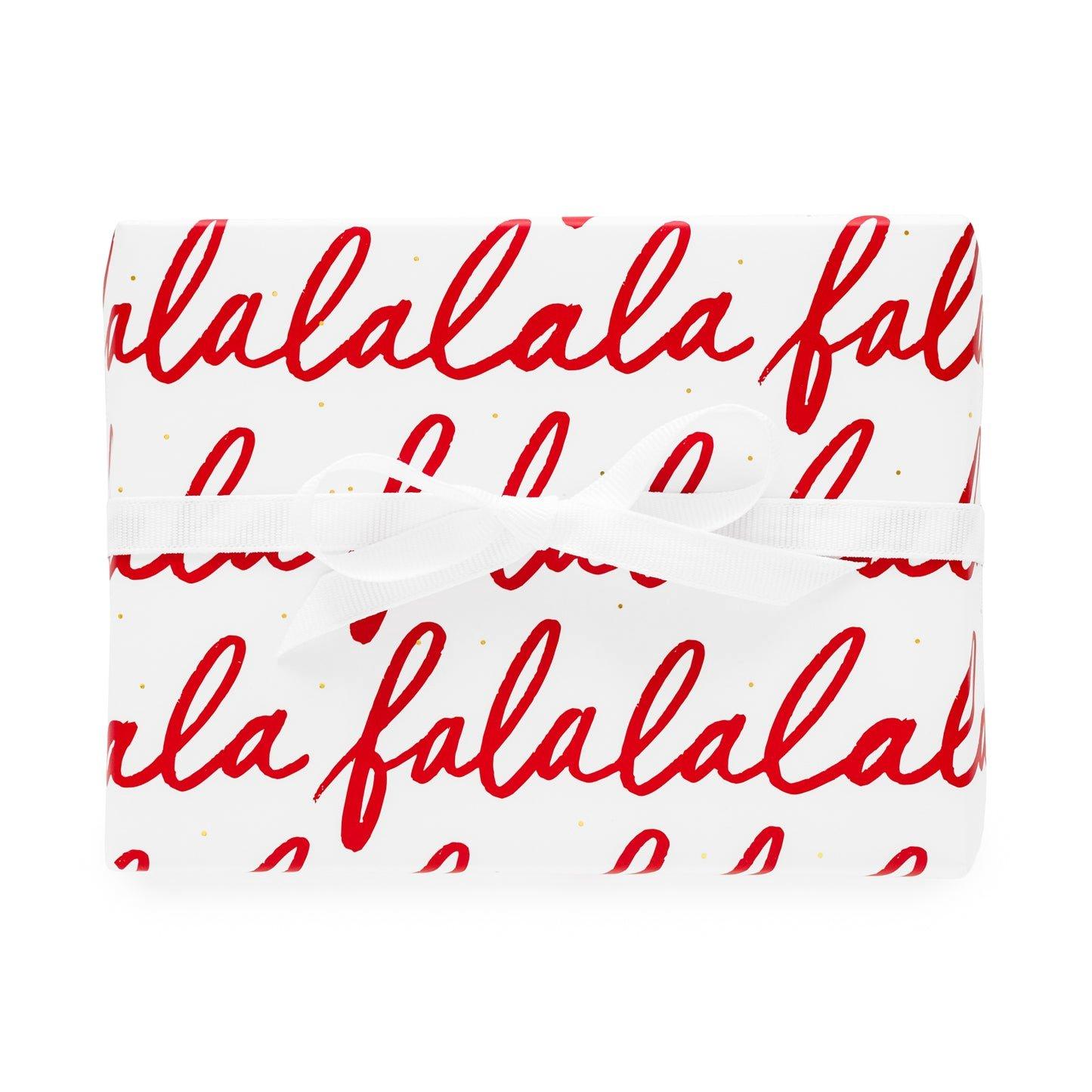 Red Falala Gift Wrap Roll