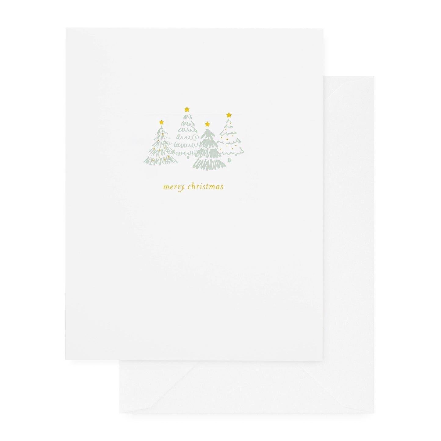 Christmas Trees Holiday Card