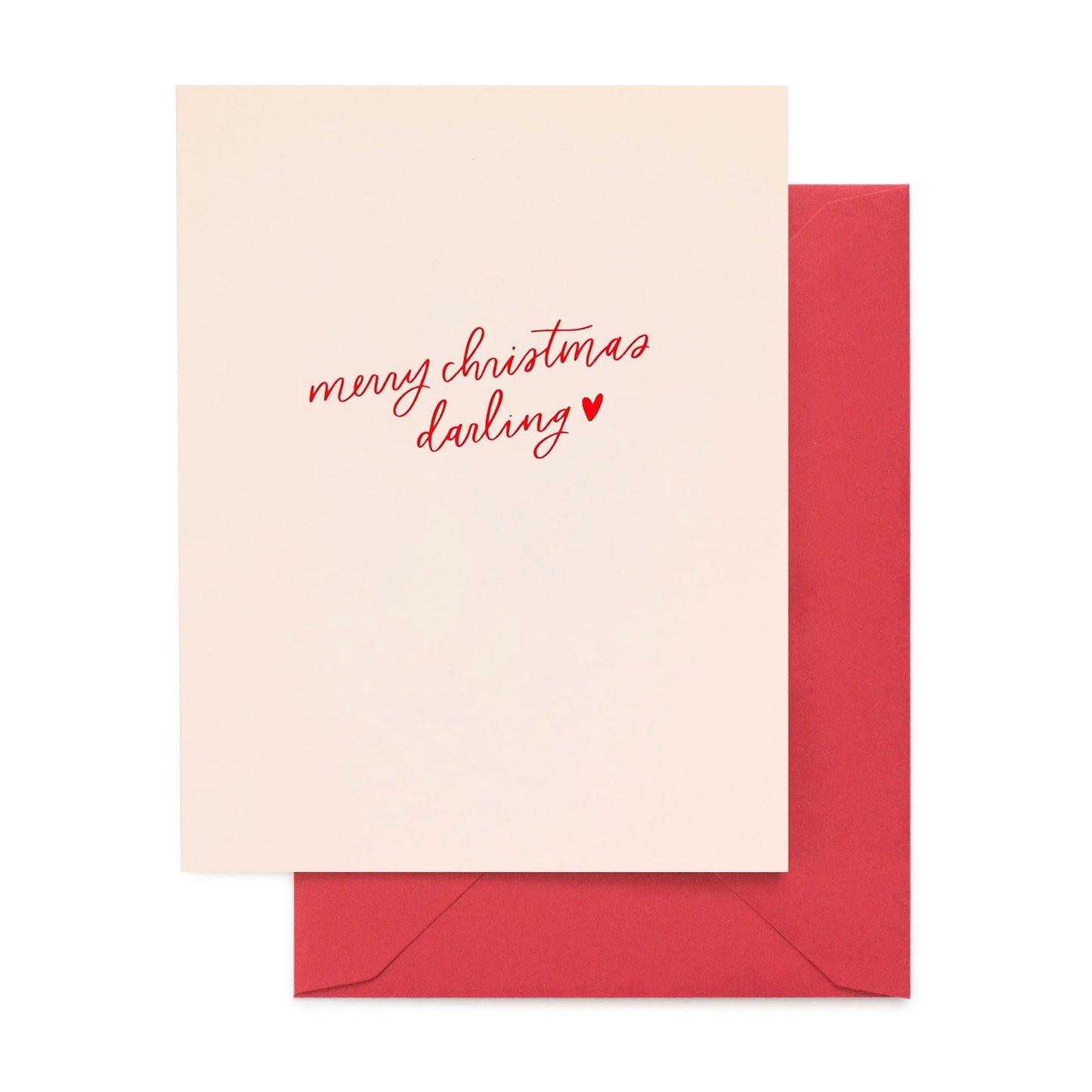 Merry Christmas Darling Holiday Card