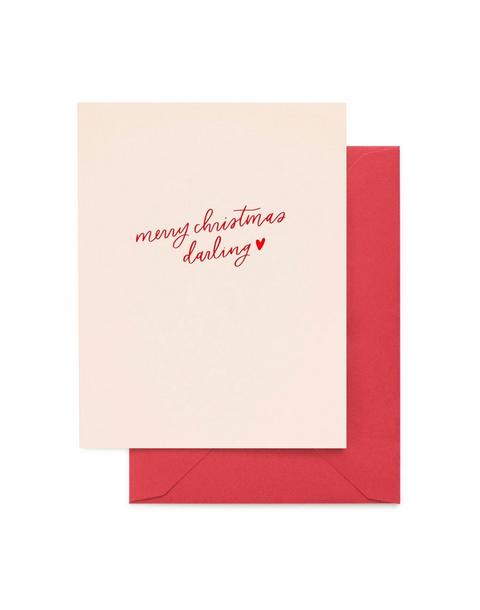 Merry Christmas Darling Holiday Card