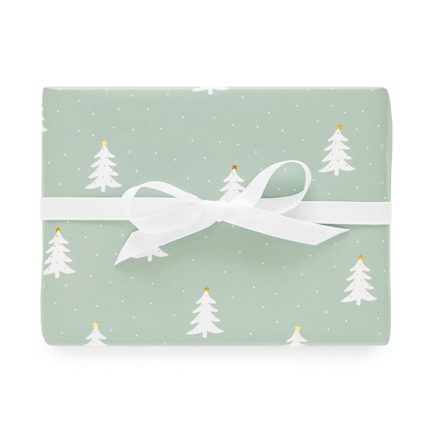 Green Christmas Tree Wrap Roll