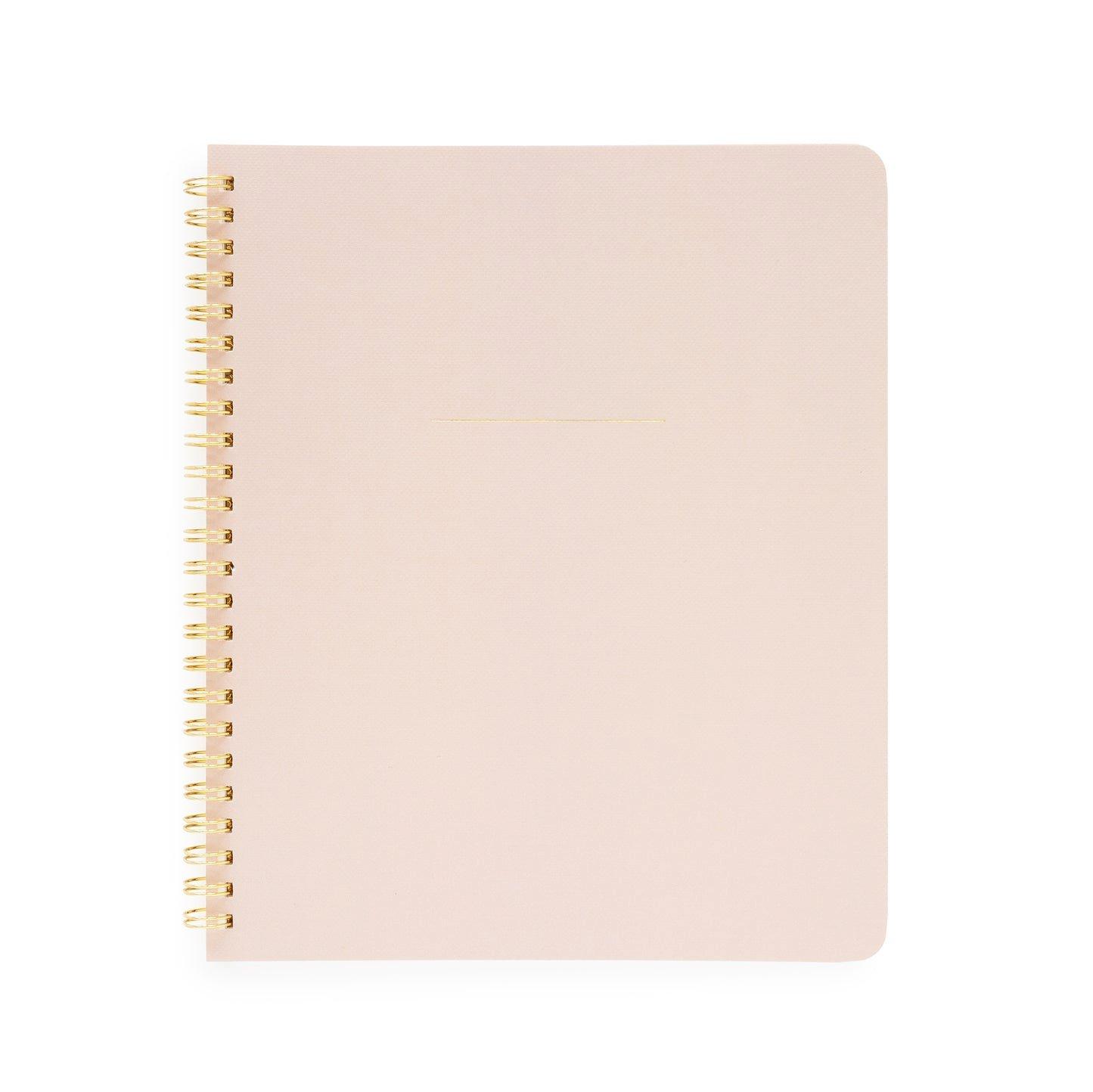 Spiral Notebook, Blush