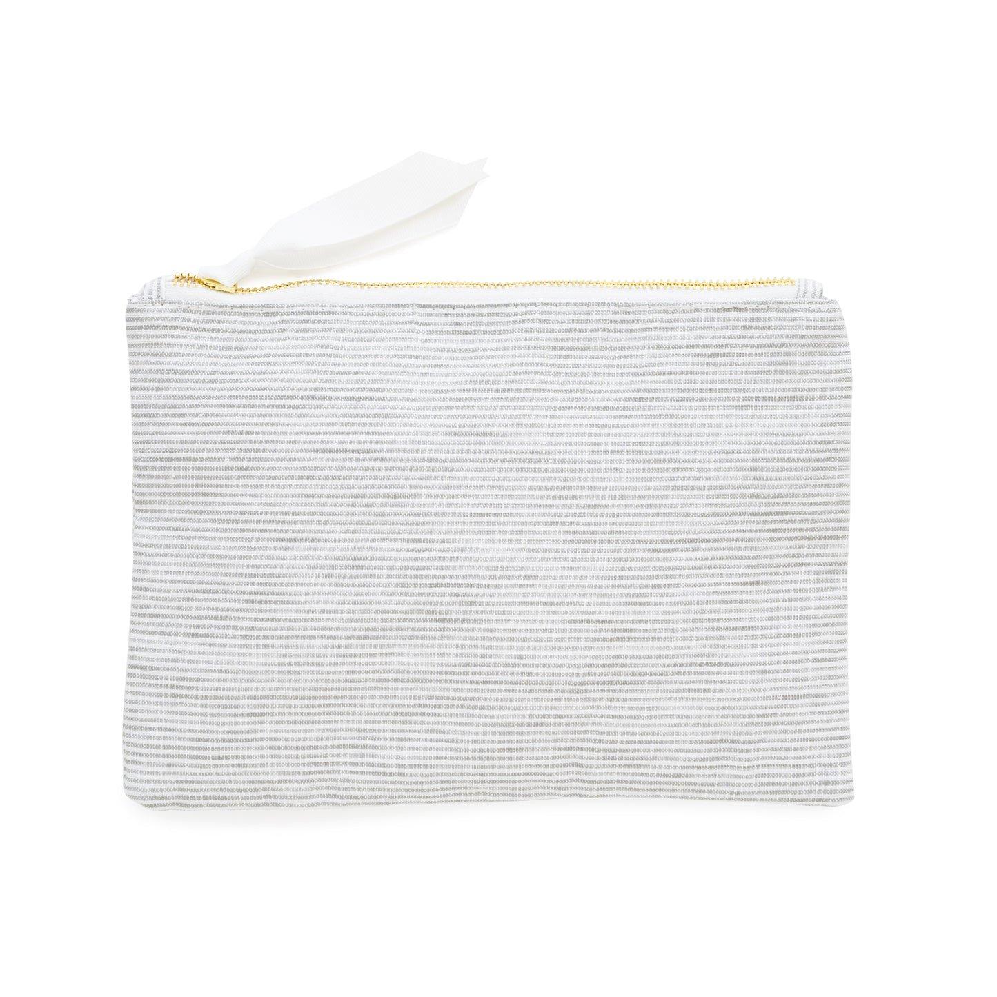 Signature Pouch, Shoreline Stripe
