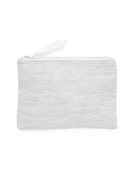 Signature Pouch, Shoreline Stripe