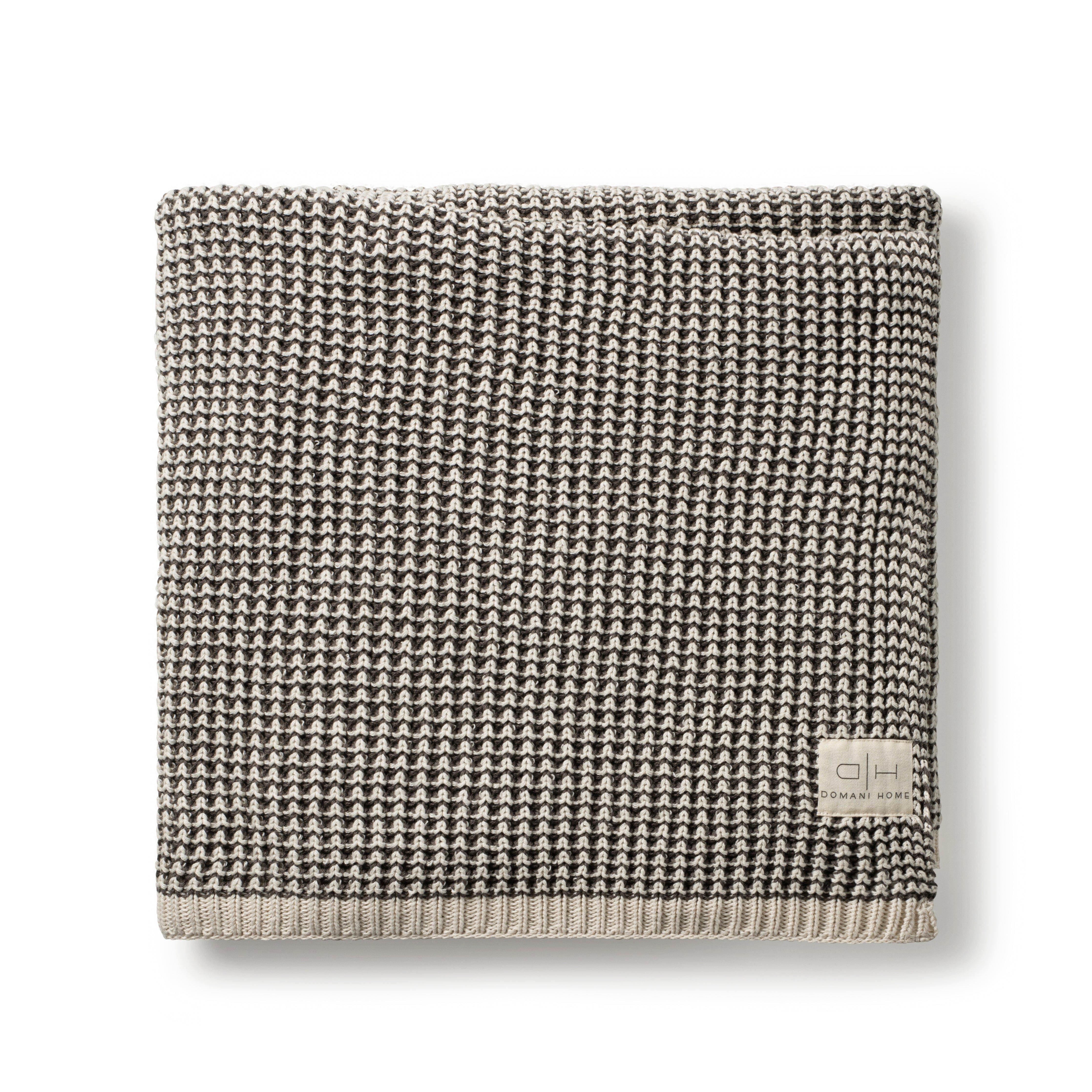 Rattle Knit - Throw Blanket
