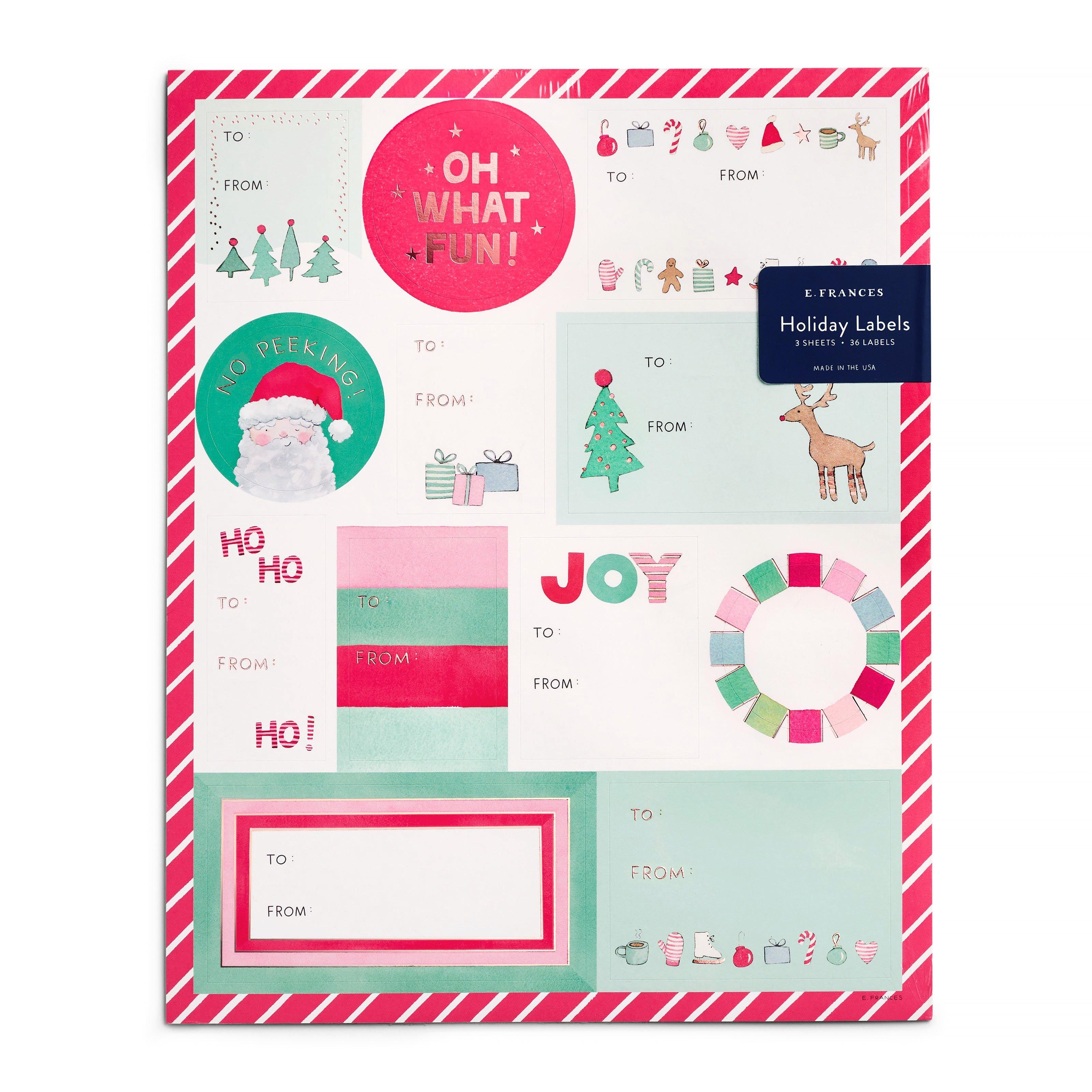 Merry Motif Goft Labels image number 1