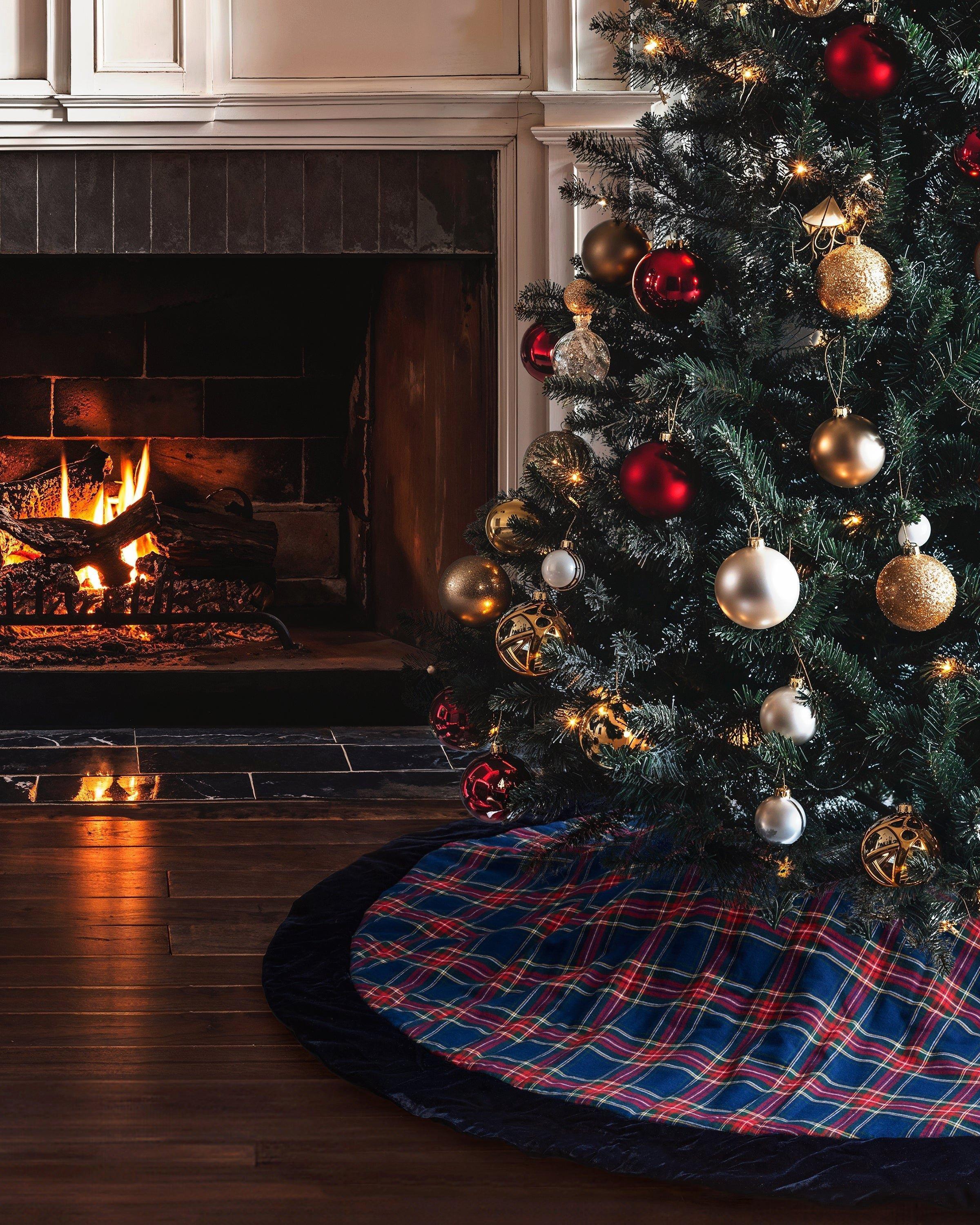 Christmas Tree Skirt in Windsor Tartan image number 2