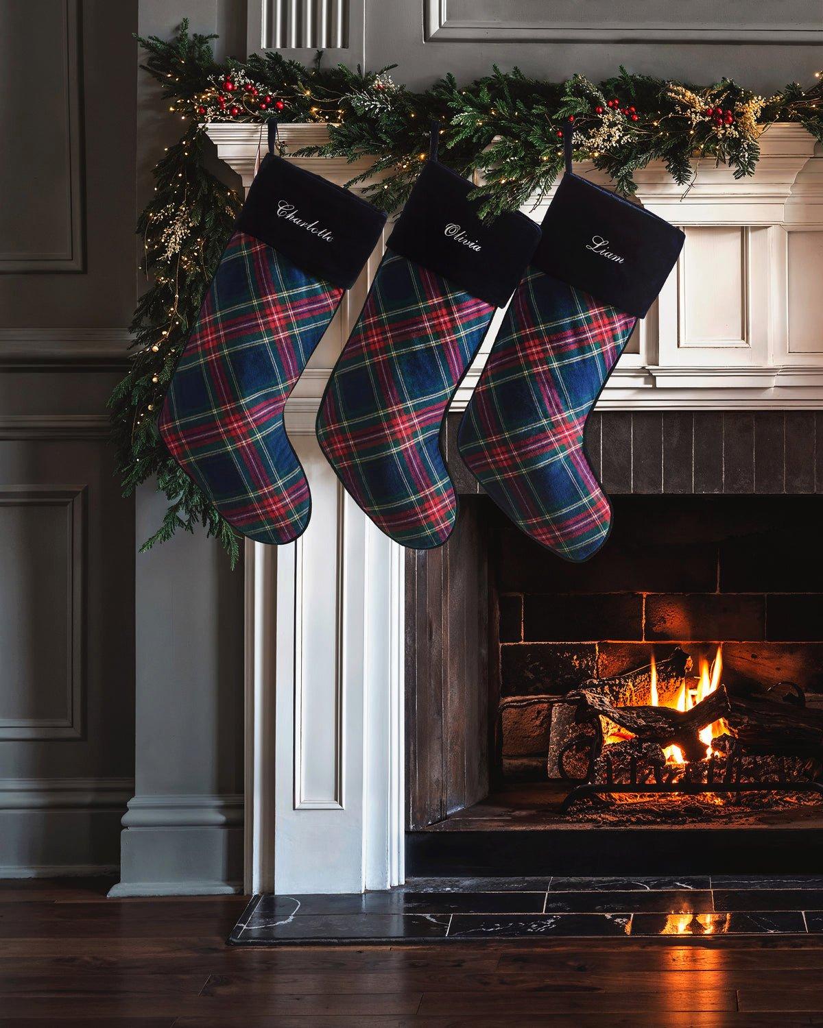 Christmas Stocking in Windsor Tartan image number 1