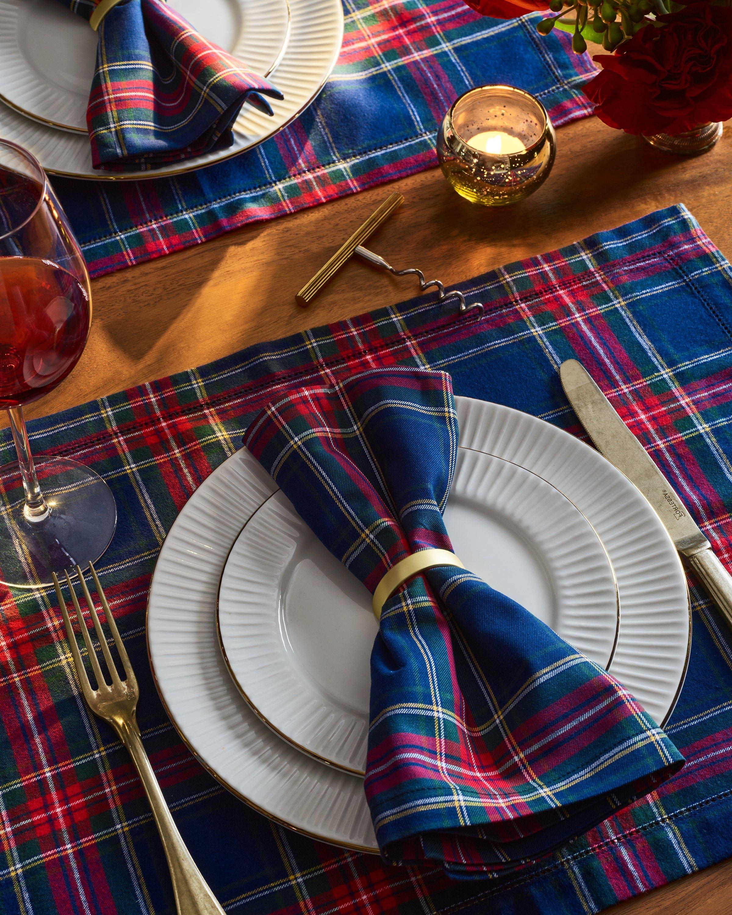 Signature Twill Napkins in Windsor Tartan (Set of 4)