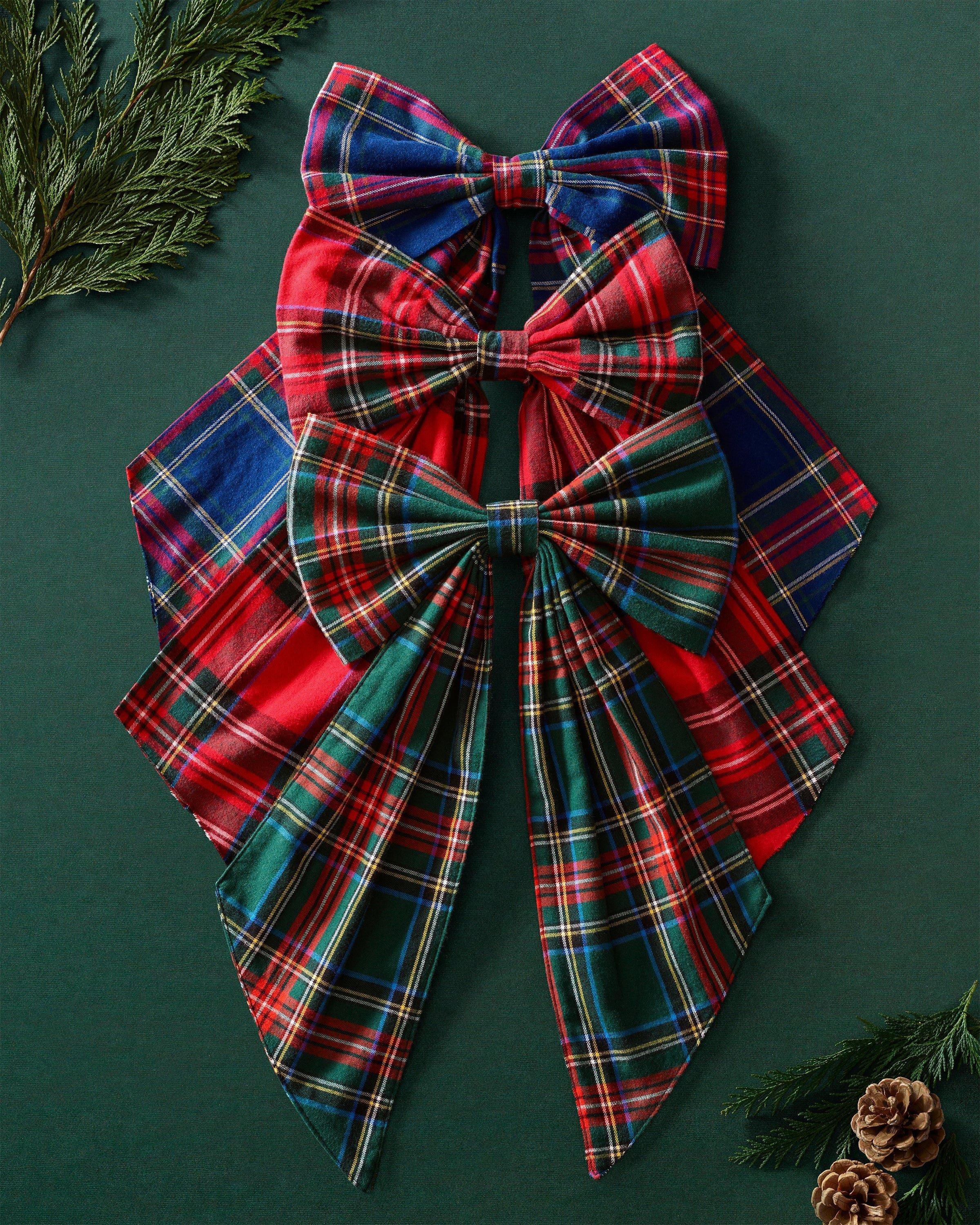 Wreath Bow in Kensington Tartan image number 2