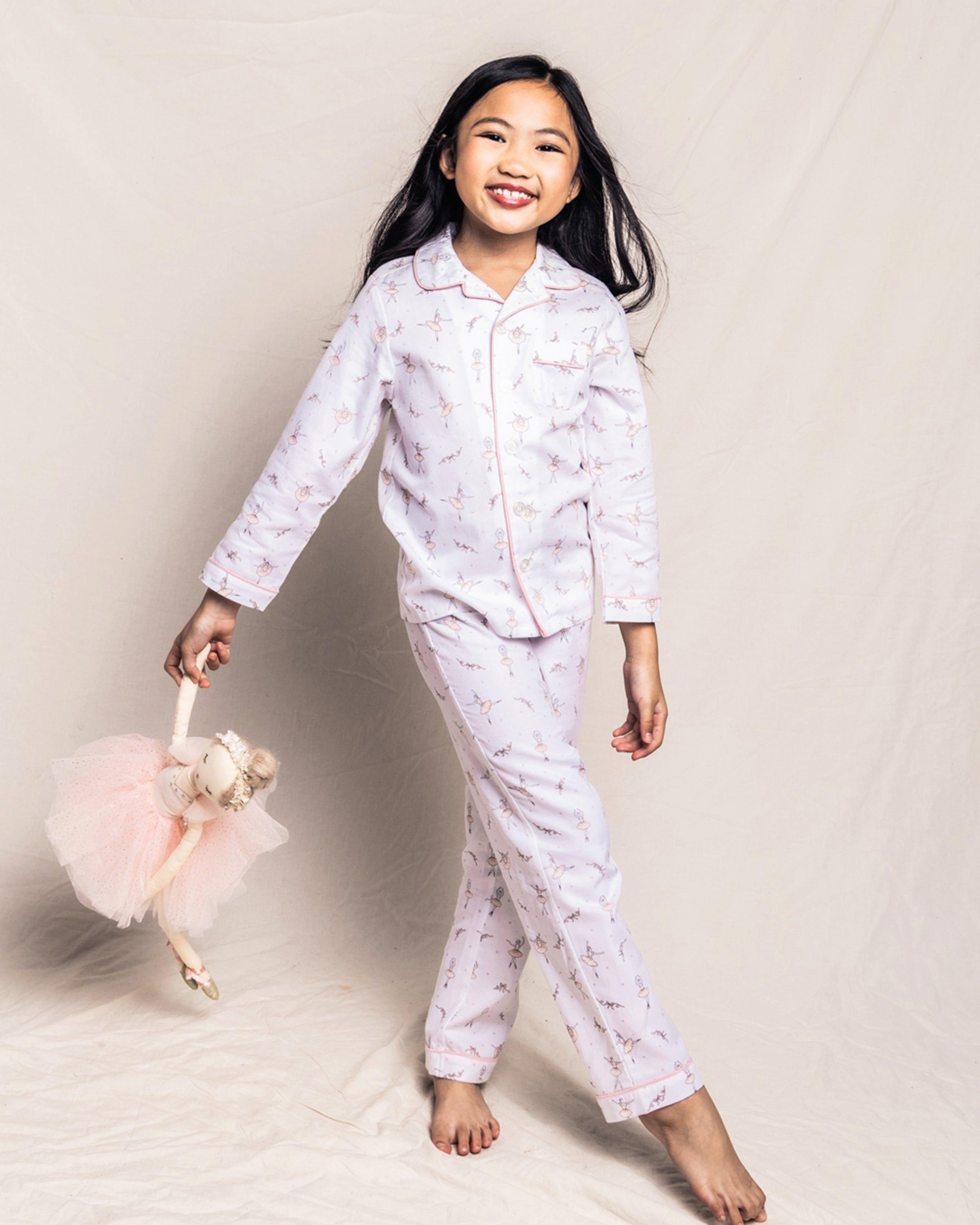 Kid's Twill Pajama Set in Sugar Plum Fairy image number 1