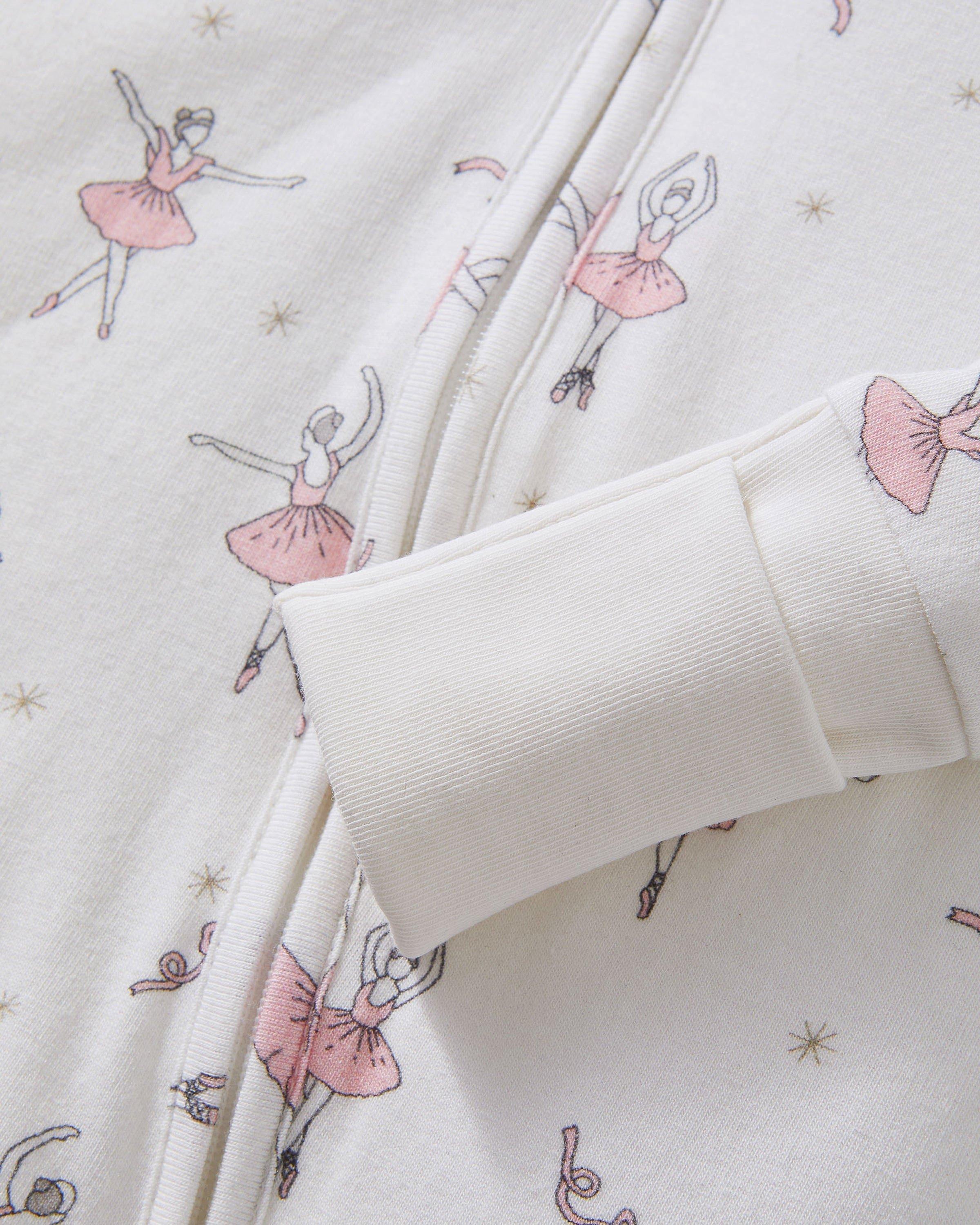 Baby's Pima Peekaboo Romper in Sugar Plum Fairy image number 2