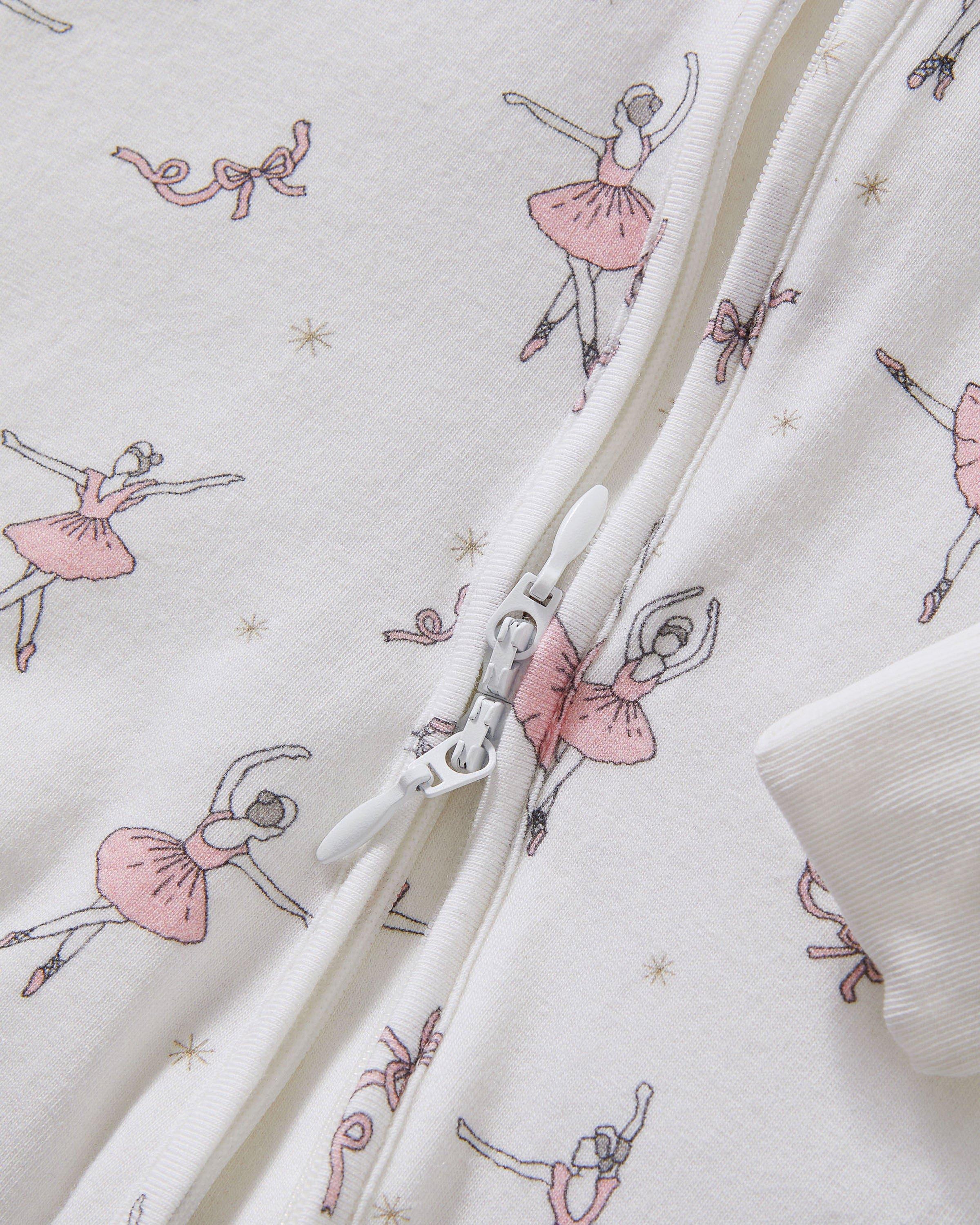 Baby's Pima Peekaboo Romper in Sugar Plum Fairy image number 3