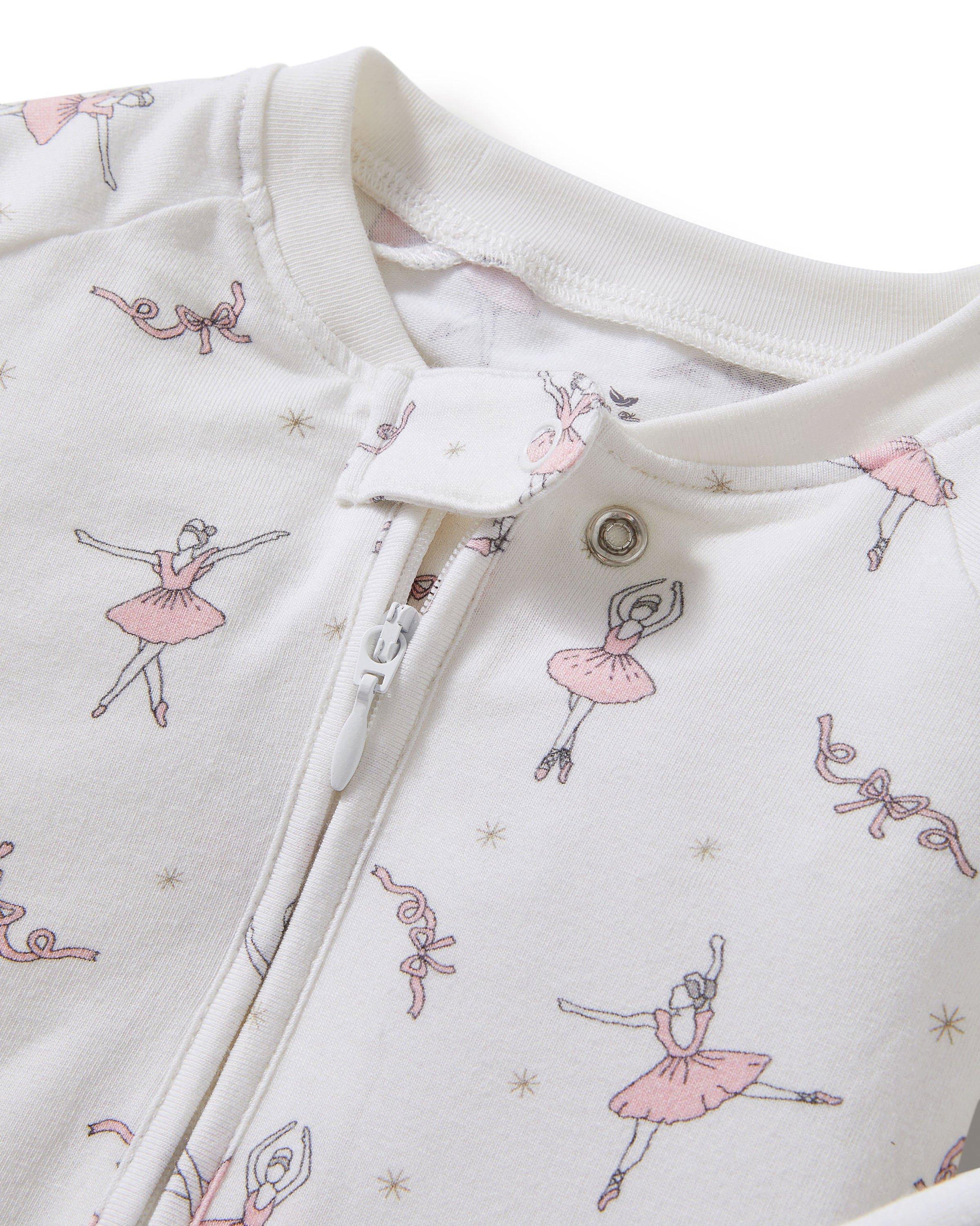Baby's Pima Peekaboo Romper in Sugar Plum Fairy image number 1