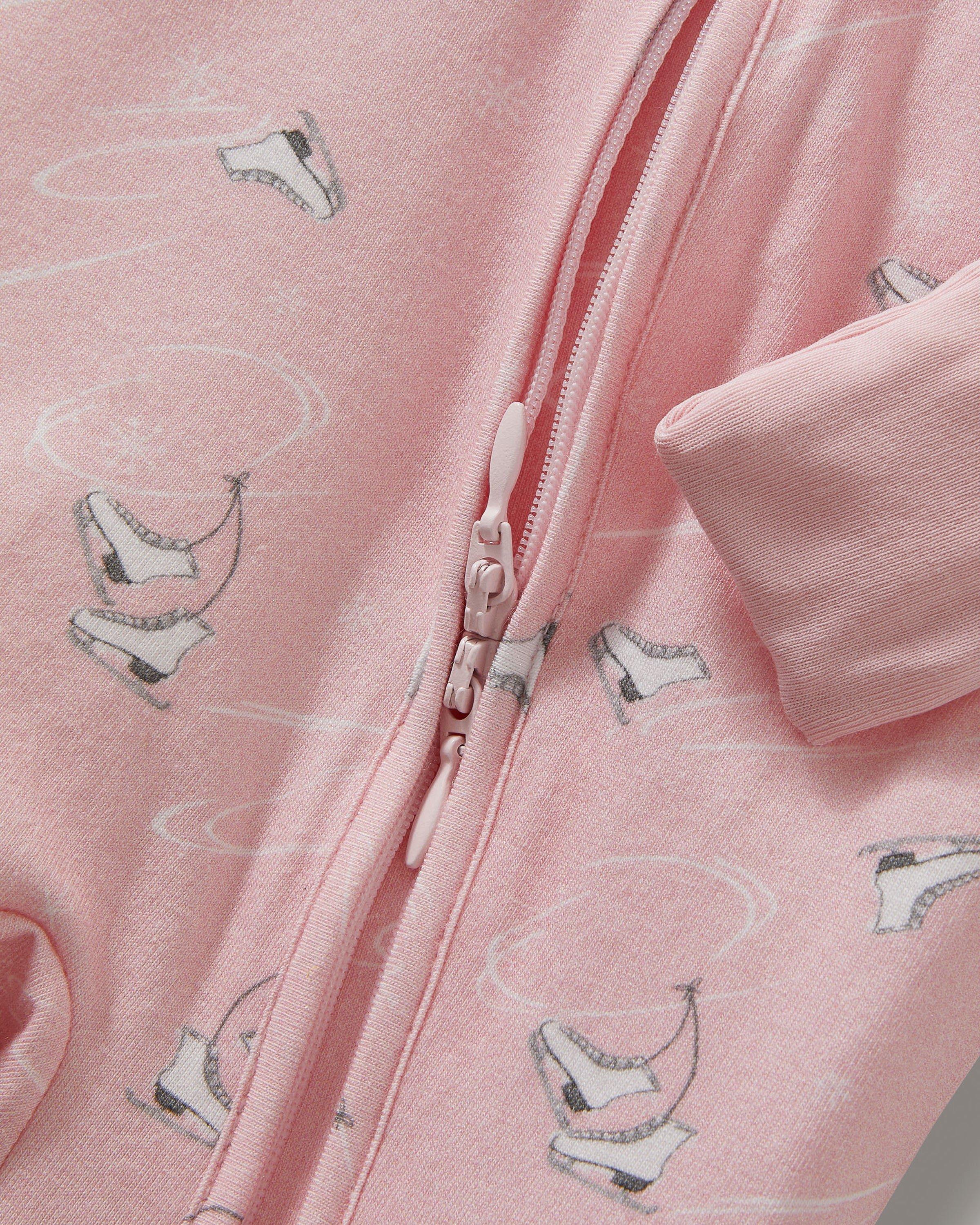 Baby's Pima Peekaboo Romper in Winter Skates image number 3