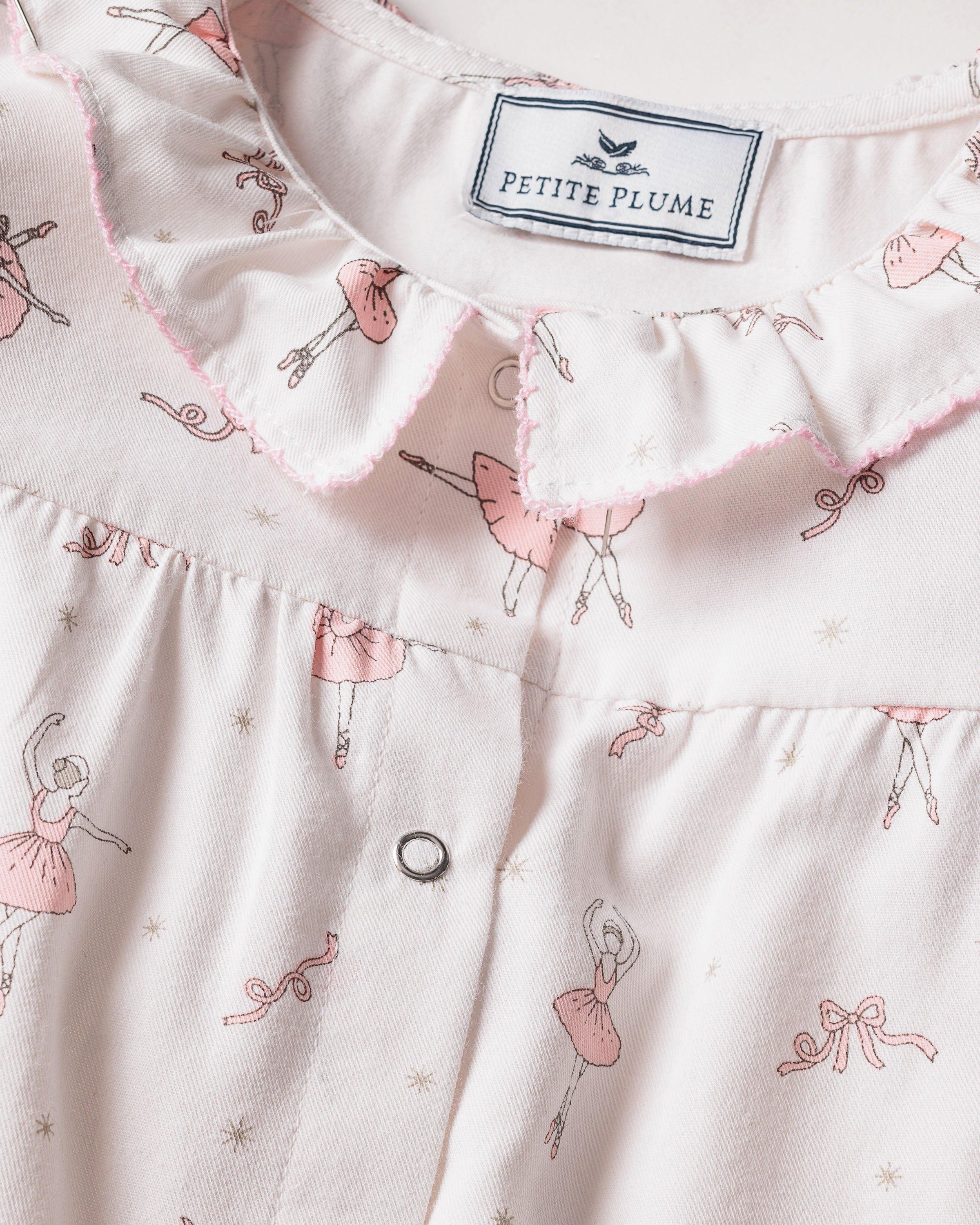 Baby's Flannel Madeline Romper in Sugar Plum Fairy image number 3