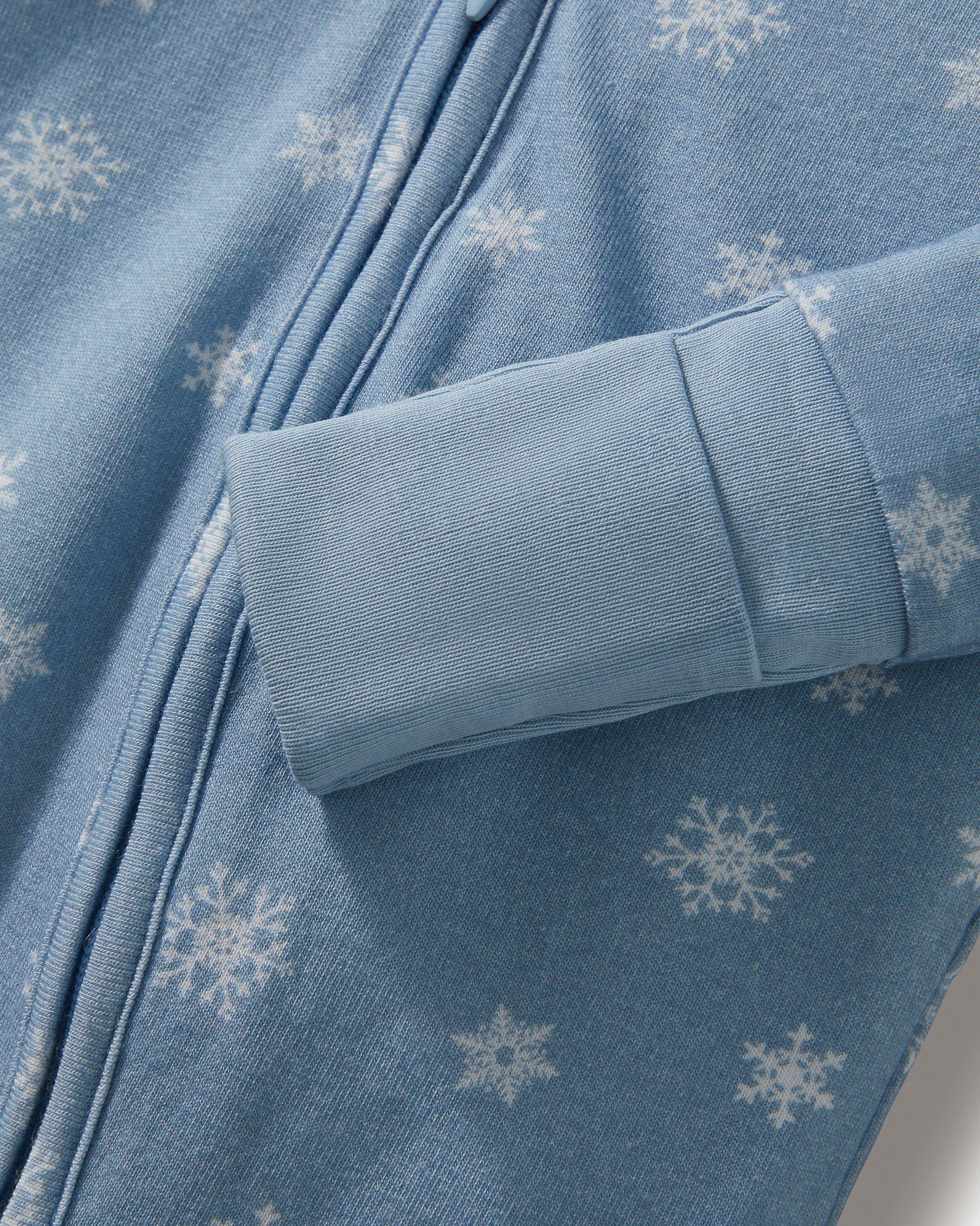 Baby's Pima Peekaboo Romper in Periwinkle Wonderland image number 2