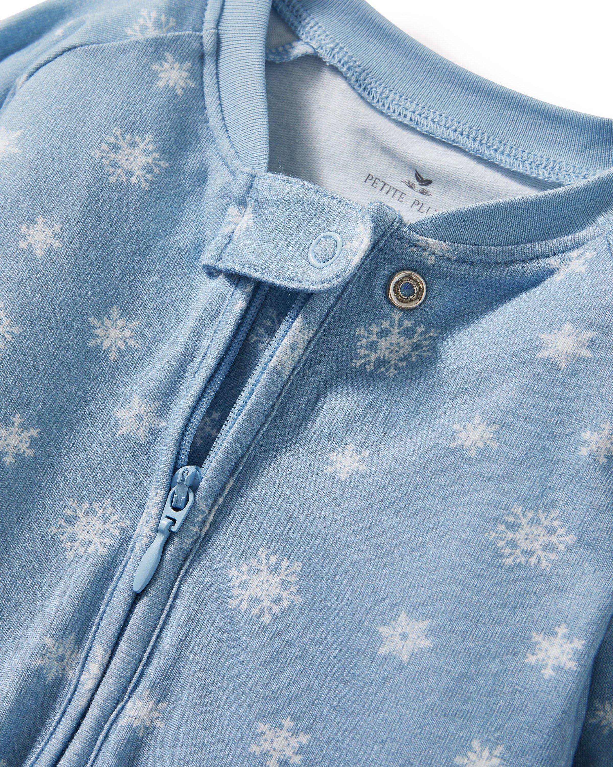Baby's Pima Peekaboo Romper in Periwinkle Wonderland image number 1