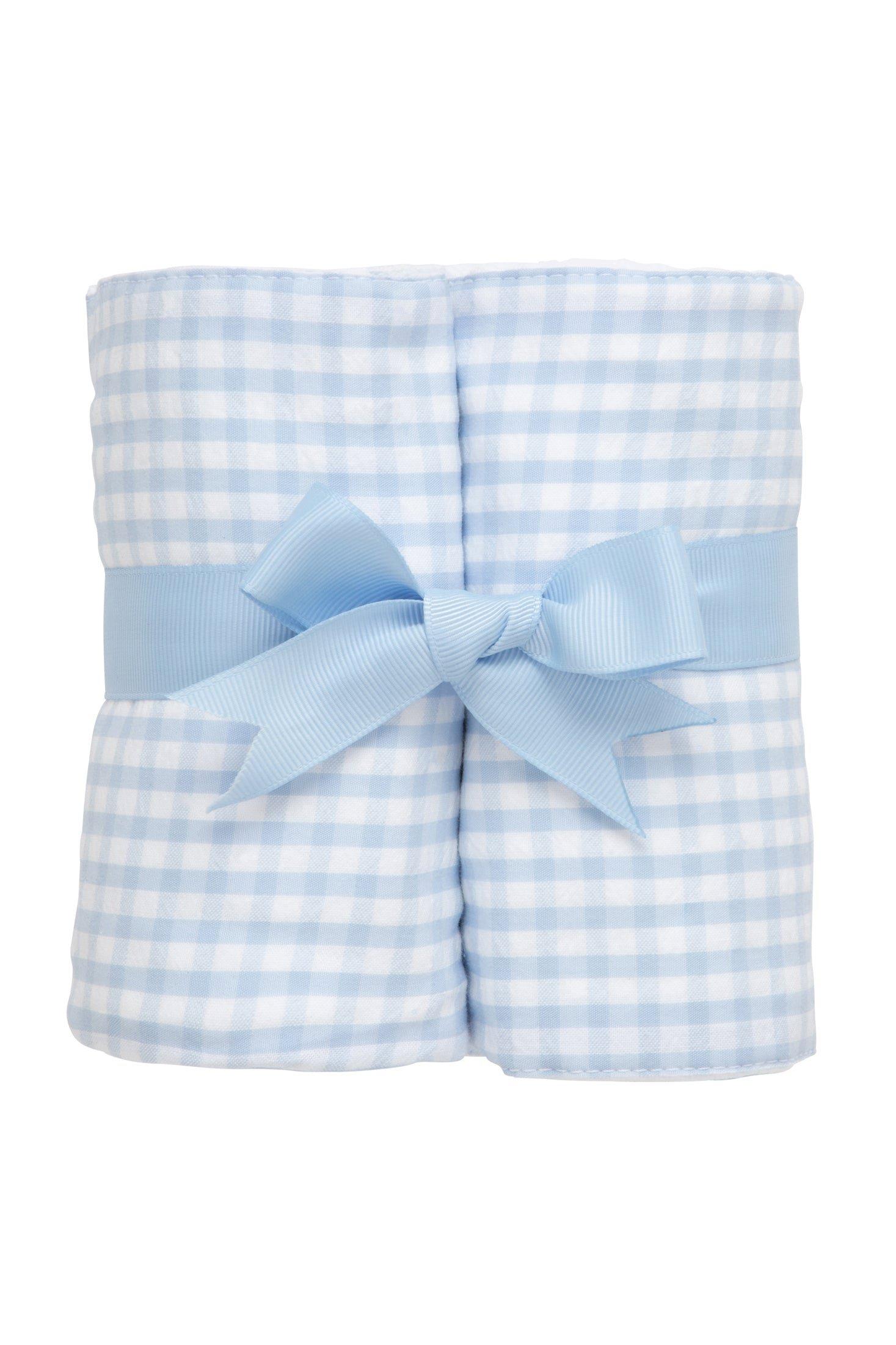 Big Check Set of Two Burp Cloths