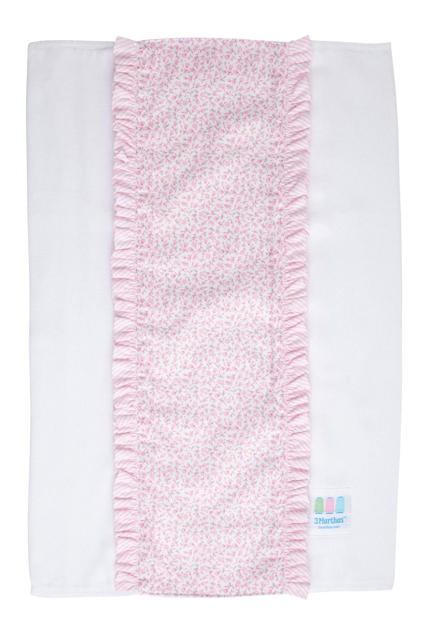 Ballet Floral Fancy Fabric Burp Coth image number 2