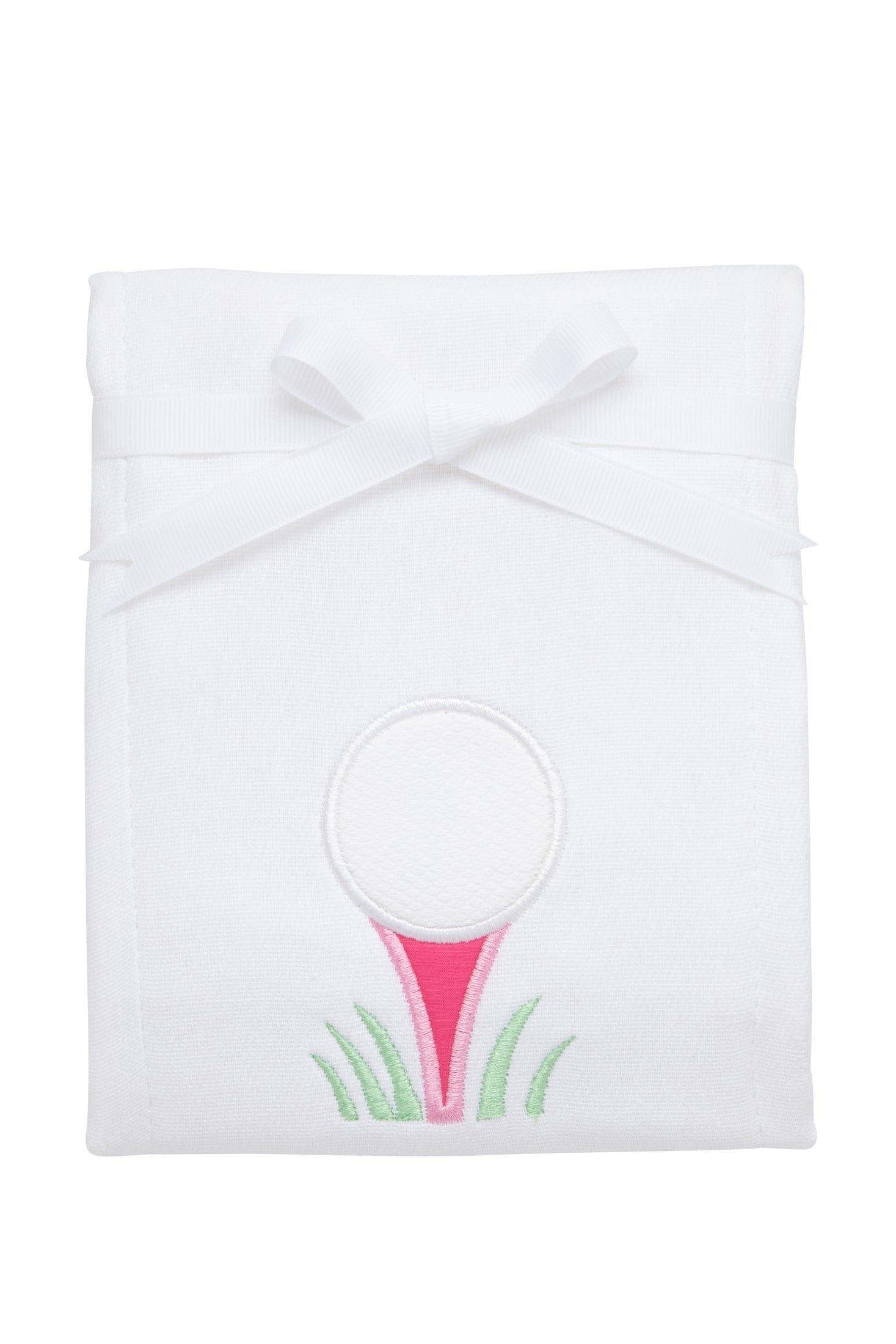 Golf Applique Burp Cloth