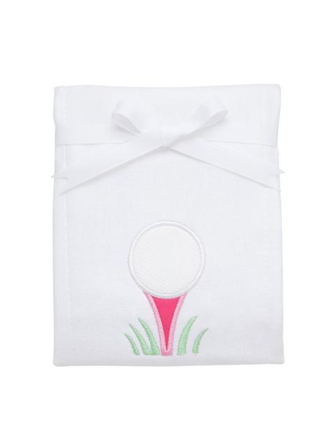 Golf Applique Burp Cloth