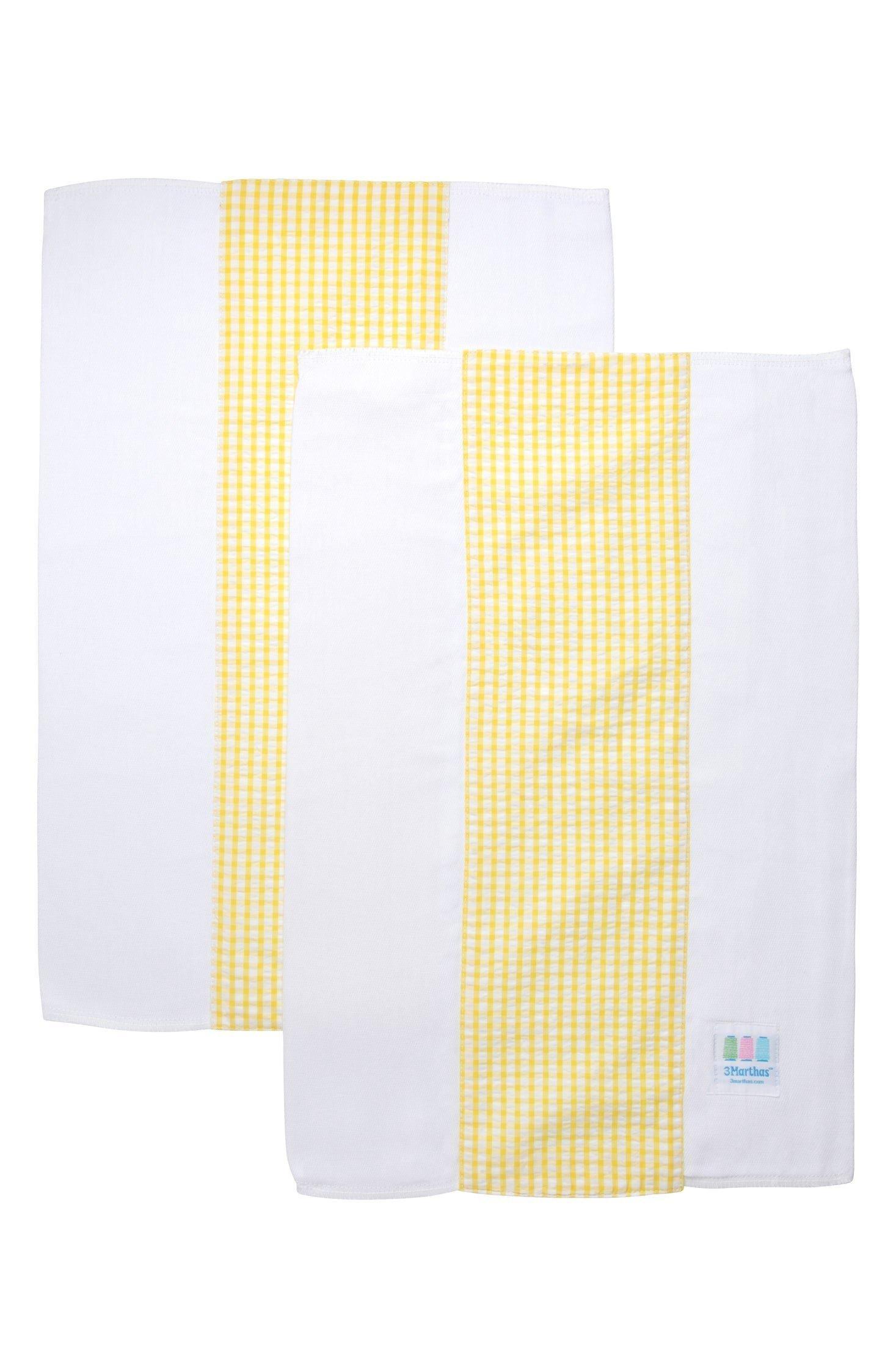 Big Check Set of Two Burp Cloths image number 1