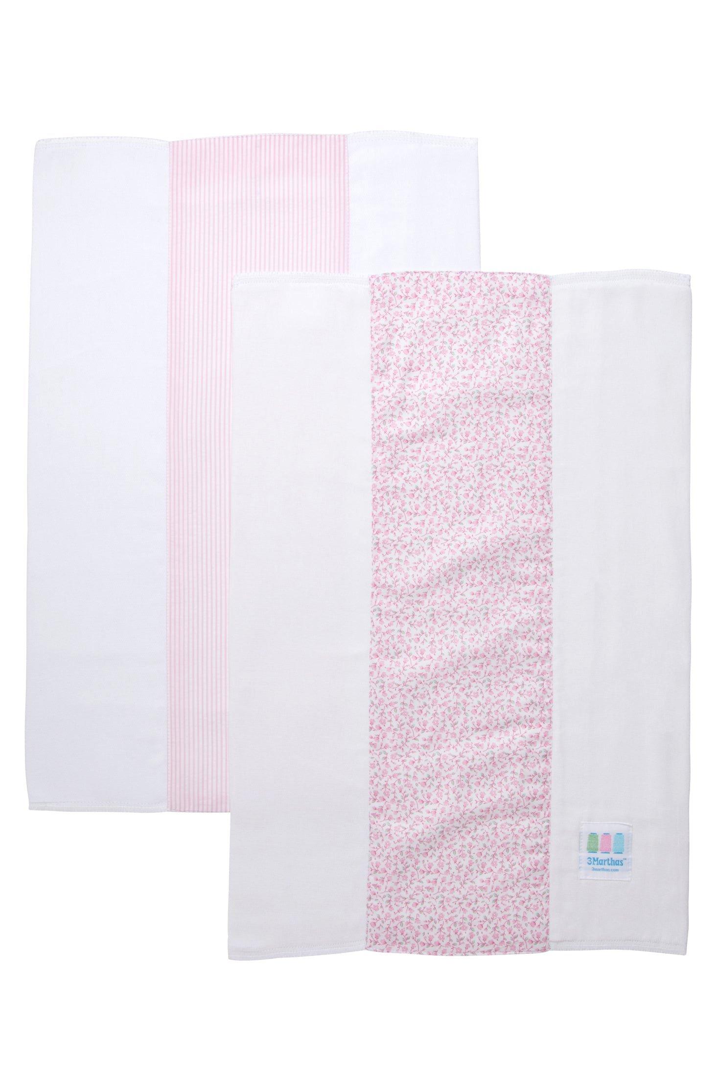Ballet Floral Set of Two Burp Cloths image number 1