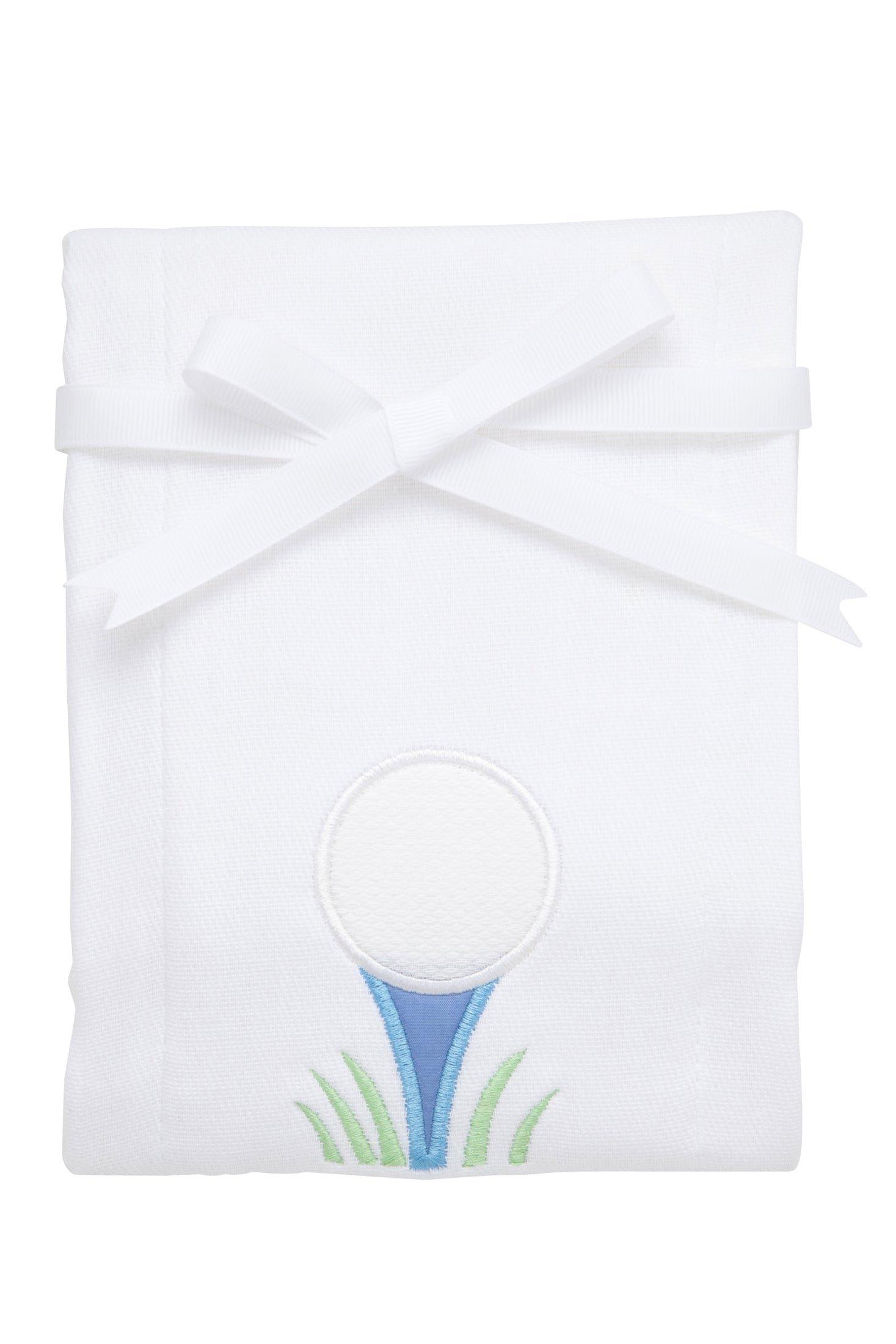 Golf Applique Burp Cloth
