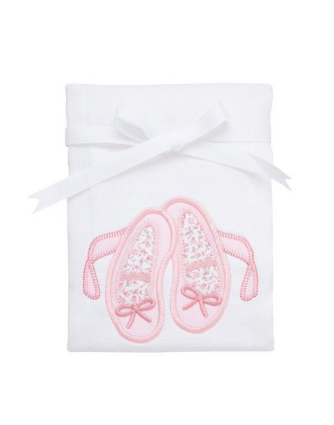 Ballet Applique Burp Cloth