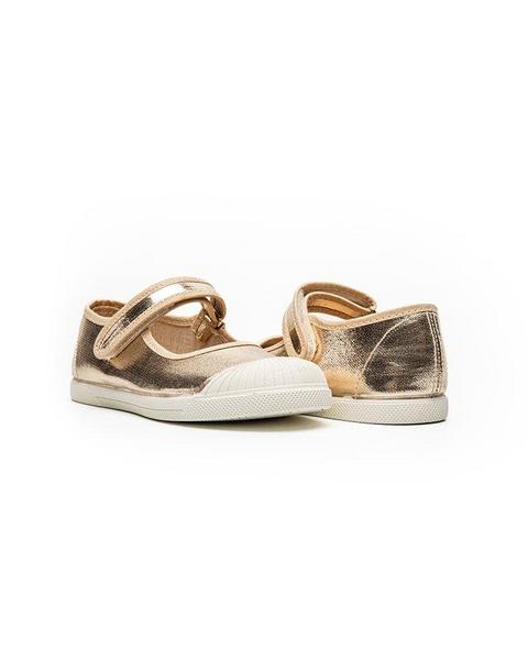 Mika Gold Mary Jane Sneaker