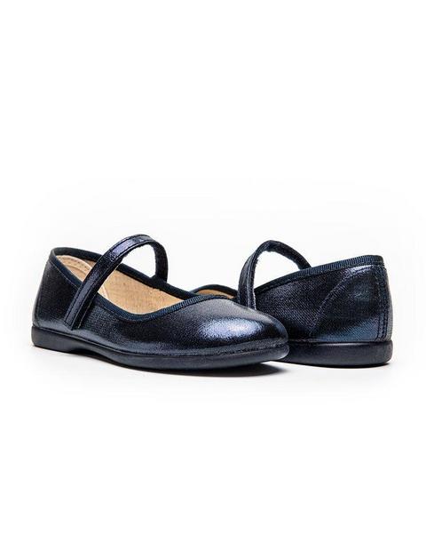 Mila Mary Jane | Metallic Navy