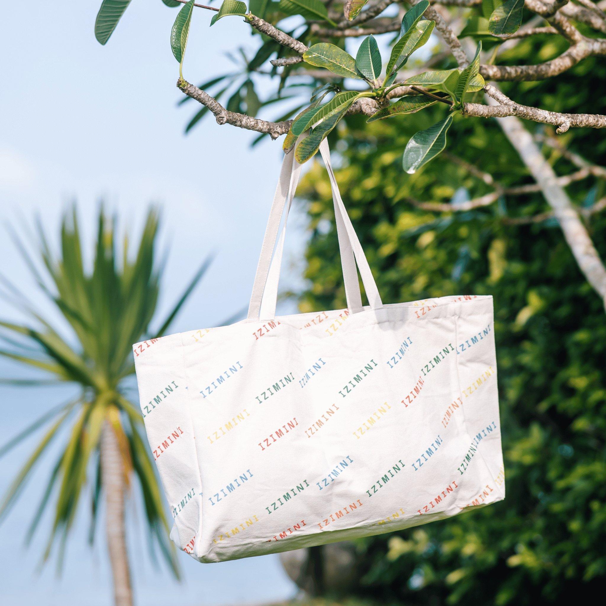 Large Cotton Canvas Tote Bag image number 3