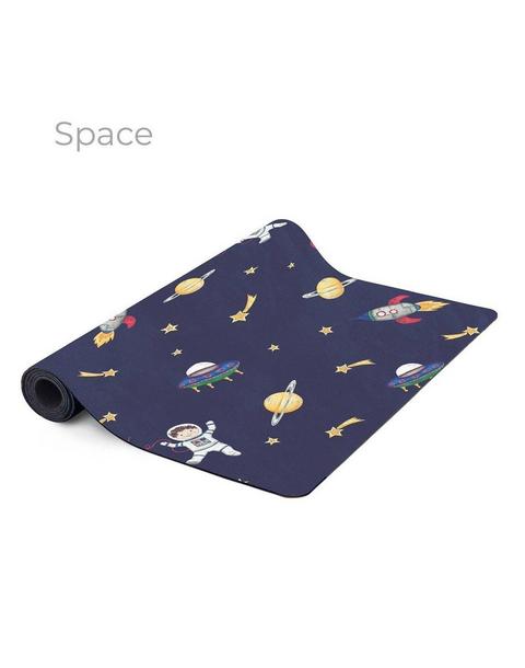 Printed Kids Yoga Mat: Space